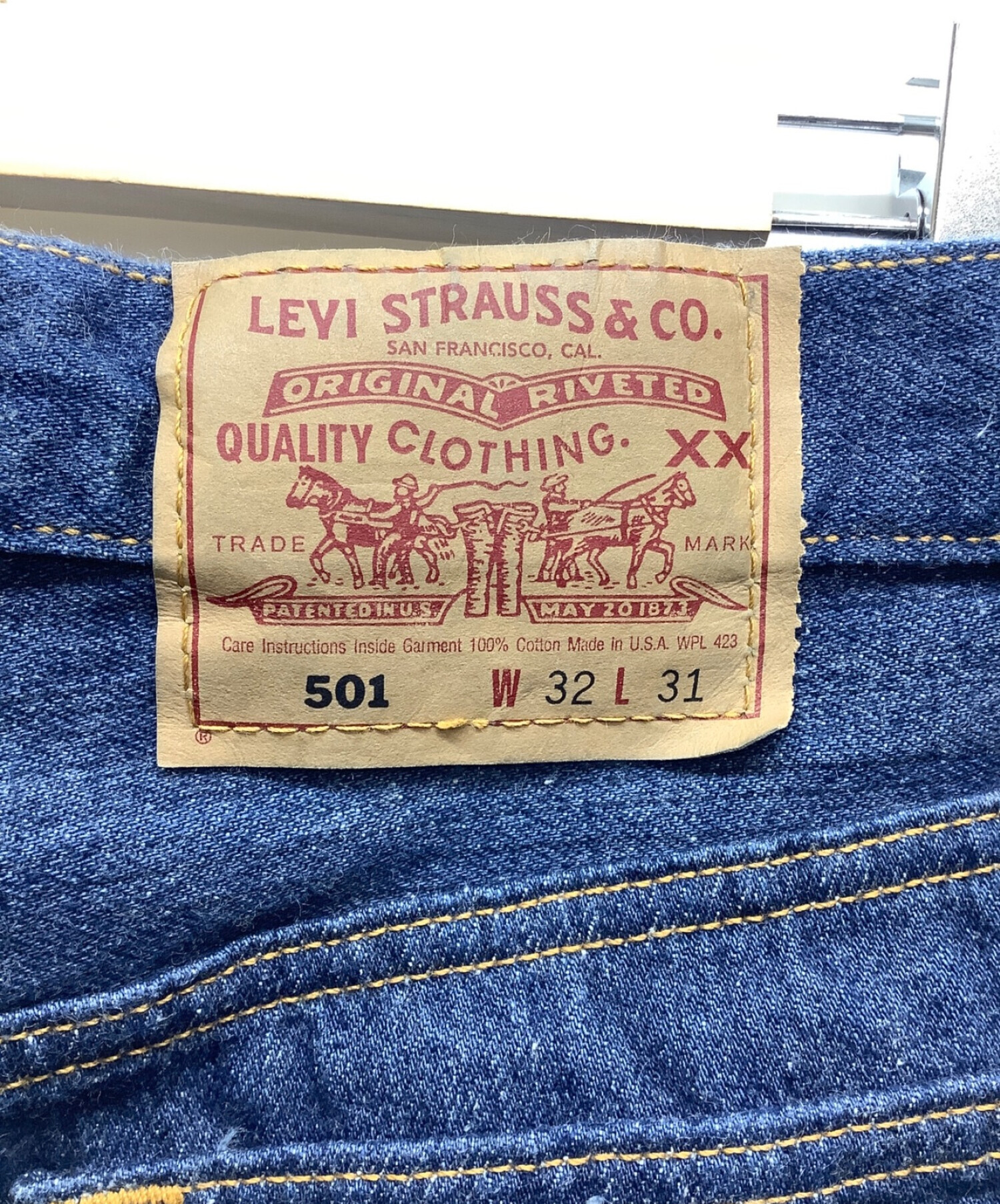 中古・古着通販】LEVI'S (リーバイス) デニムパンツ インディゴ サイズ