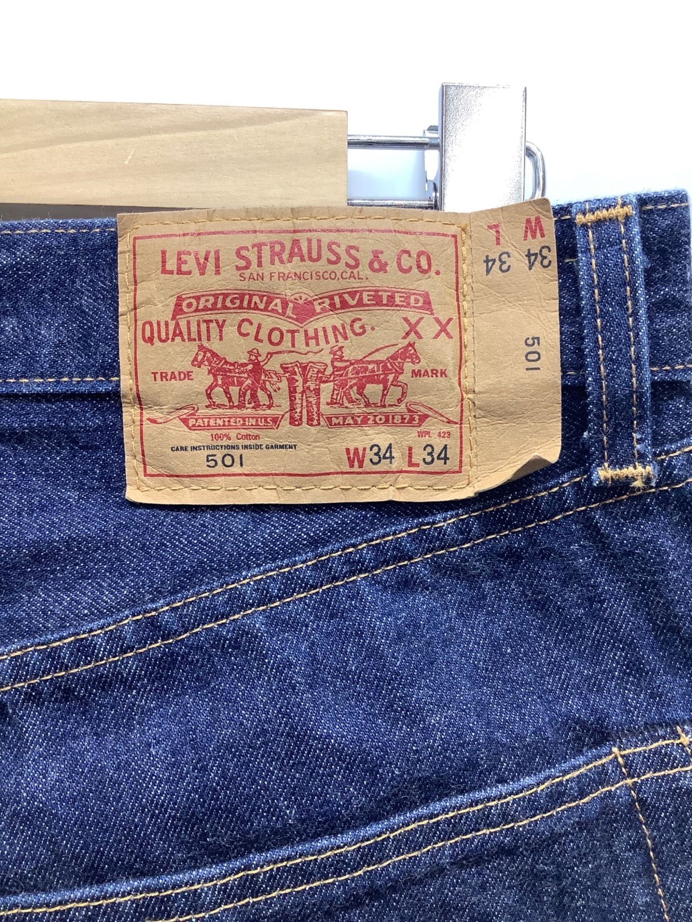 中古・古着通販】LEVI'S (リーバイス) デニムパンツ インディゴ サイズ