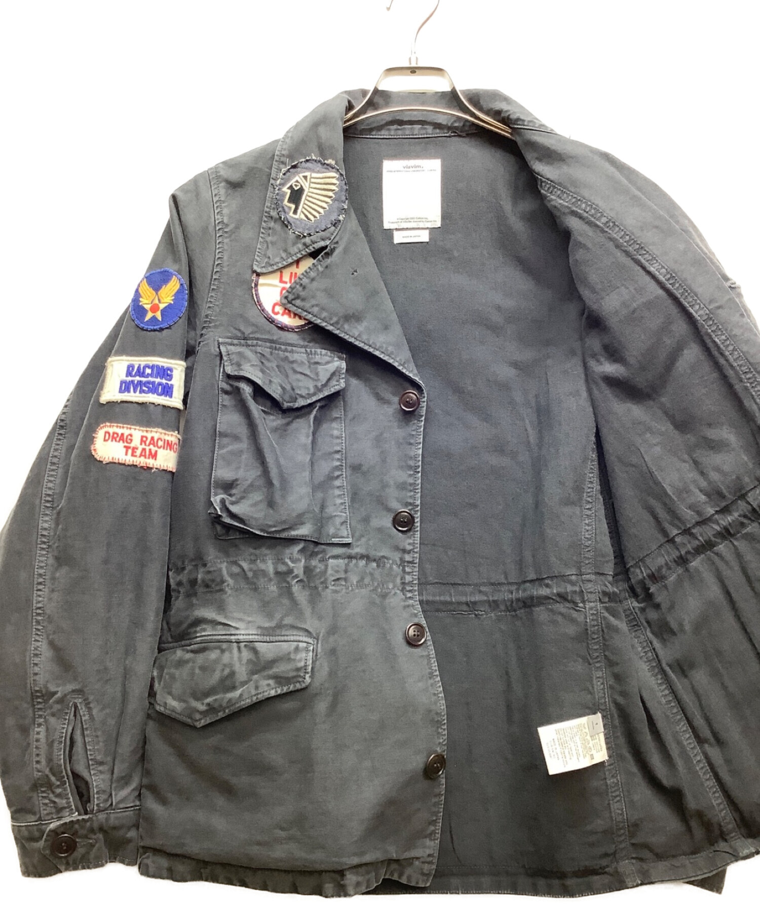 中古・古着通販】VISVIM (ビズビム) ミリタリージャケット グレー