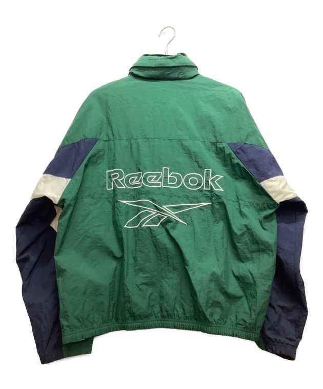 セール reebok ナイロン ジャケット 緑