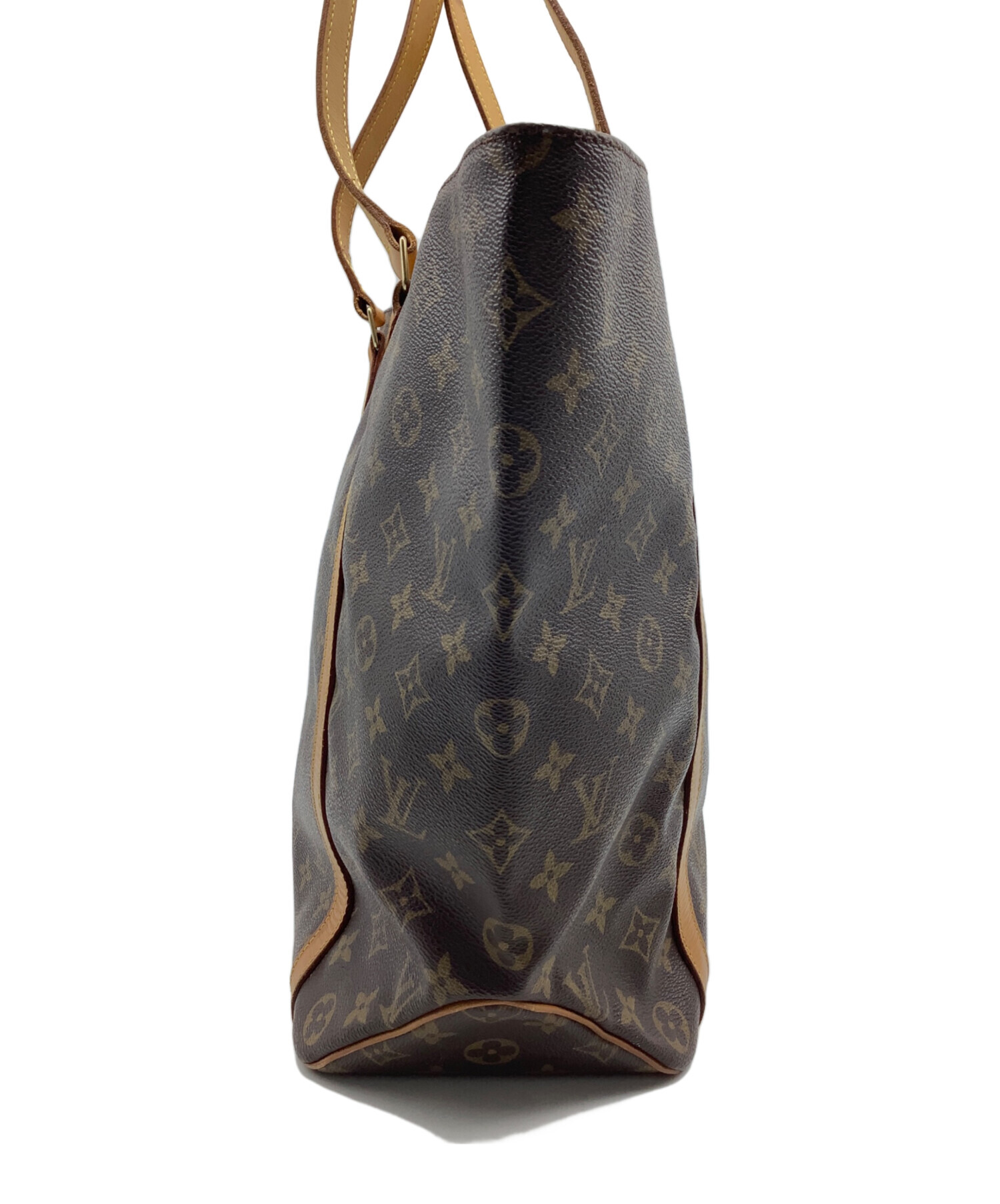 ルイヴィトン LOUIS VUITTON サックショッピング 多 モノグラム ショルダーバッグ トートバッグ PVC レザー ブラウン M51108【