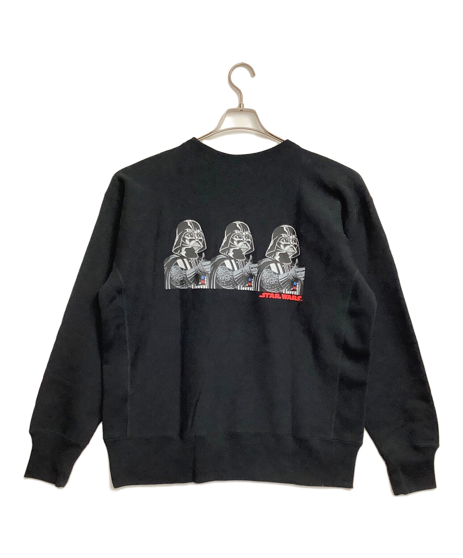 中古・古着通販】Champion REVERSE WEAVE (チャンピオン リバース ウィーブ) STAR WARS (スターウォーズ)  クルーネックスウェット ブラック×レッド サイズ:L｜ブランド・古着通販 トレファク公式【TREFAC FASHION】スマホサイト