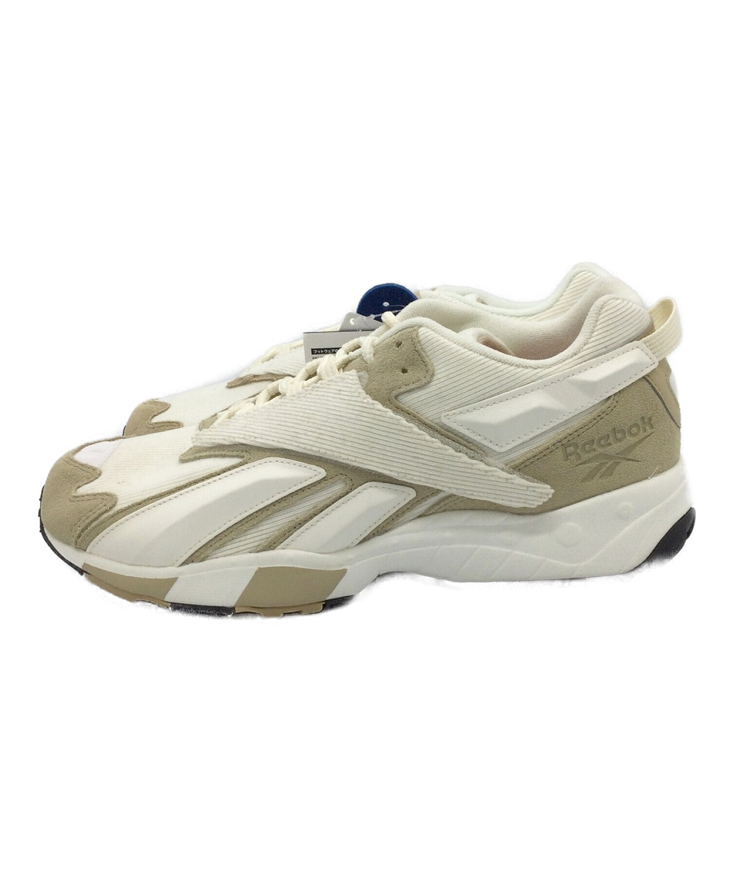 REEBOK (リーボック) スニーカー ベージュ×ホワイト サイズ:US10、UK9、EUR43、CM28、mm280