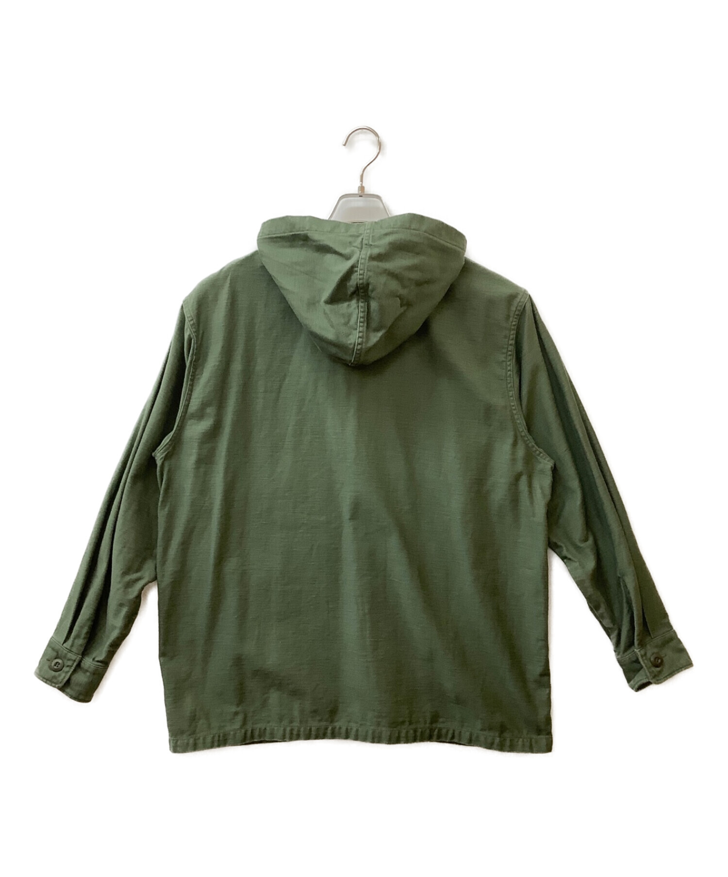 orSlow (オアスロウ) フーデッドミリタリーシャツジャケット グリーン サイズ:3