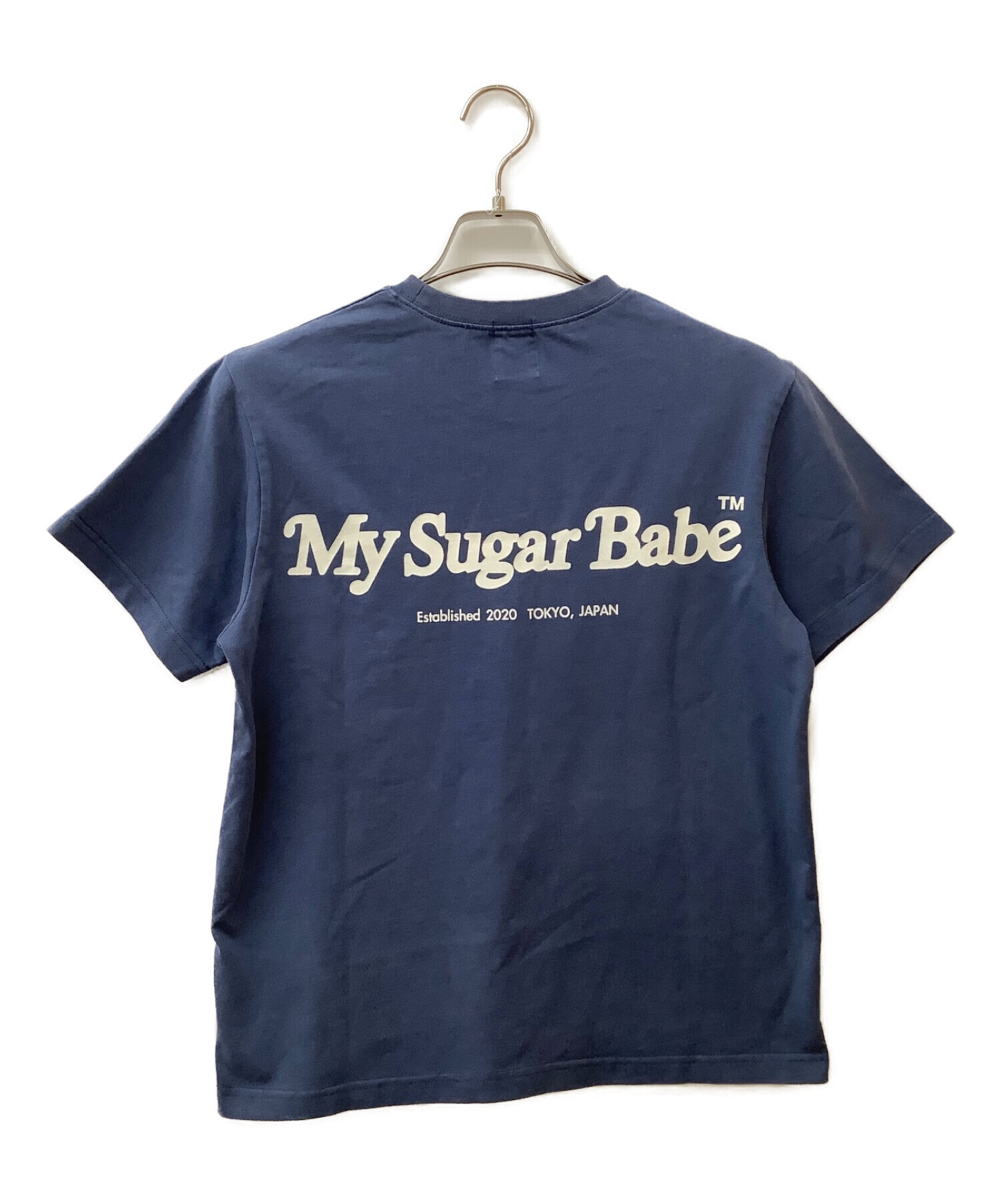 中古・古着通販】My Sugar Babe (マイシュガーベイブ) 刺繍ロゴTシャツ 