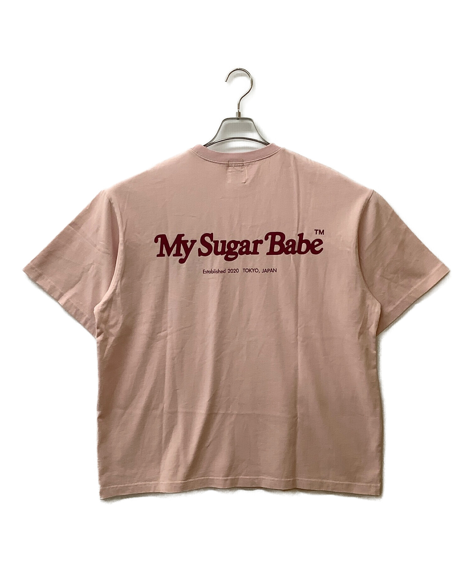 中古・古着通販】My Sugar Babe (マイシュガーベイブ) 刺繍ロゴTシャツ