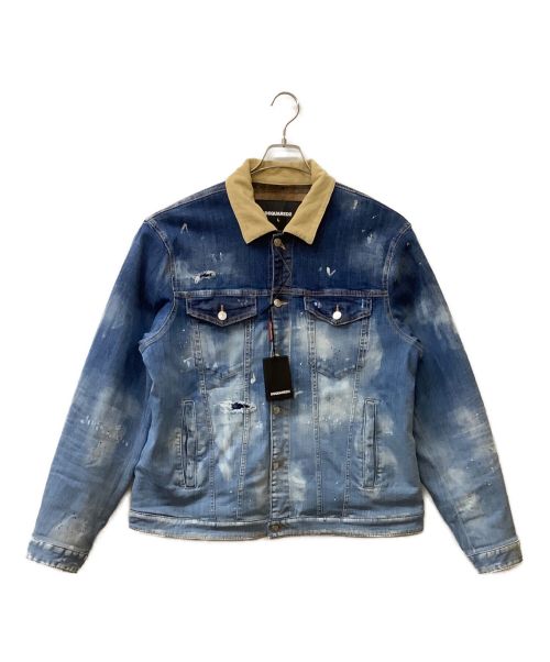 【中古・古着通販】DSQUARED2 (ディースクエアード) デニムジャケット インディゴ サイズ:L｜ブランド・古着通販  トレファク公式【TREFAC FASHION】スマホサイト