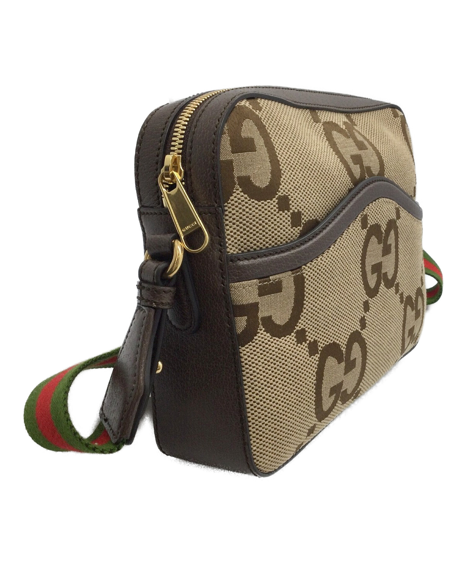 中古・古着通販】GUCCI (グッチ) メッセンジャーバッグ ベージュ