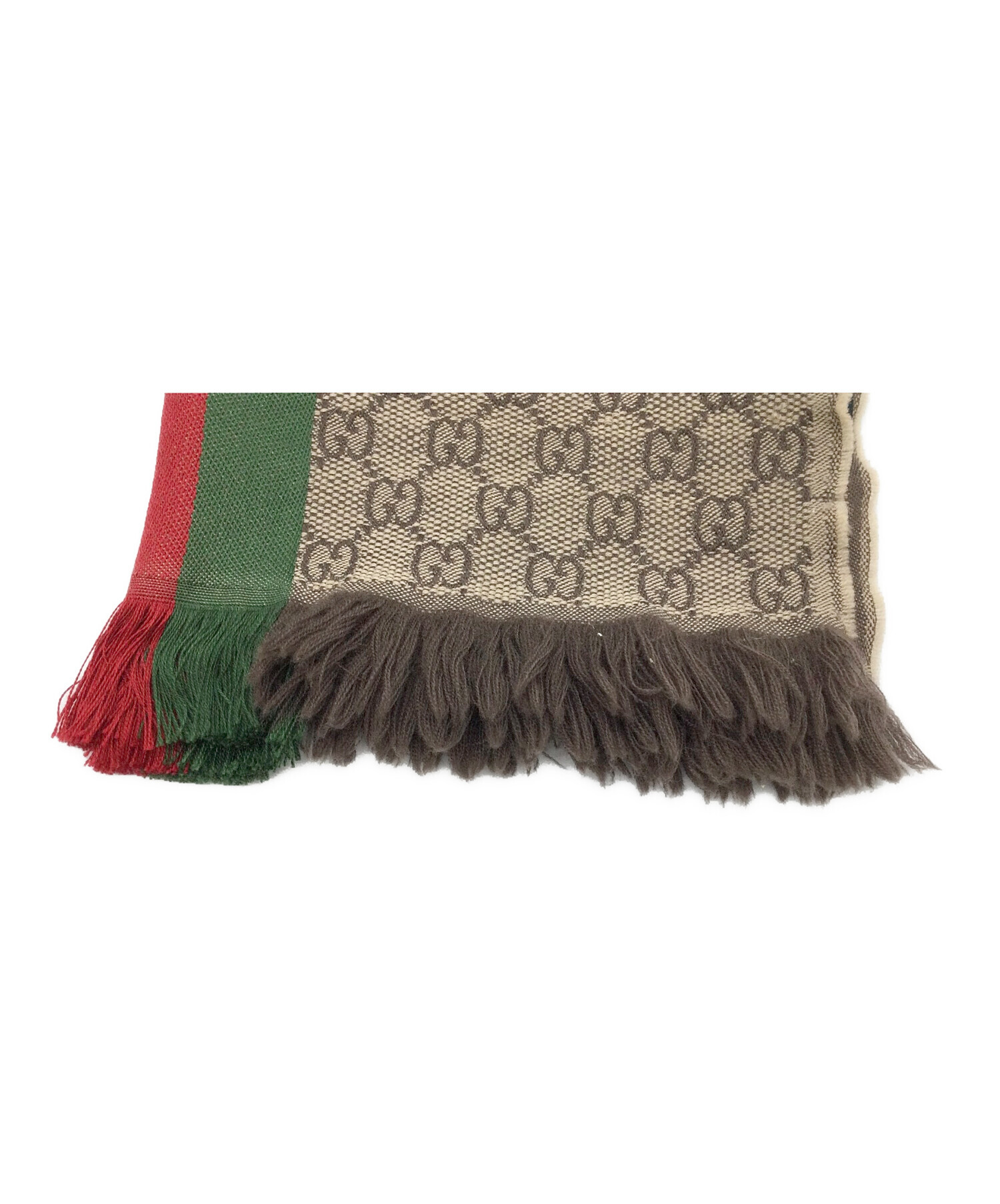 中古・古着通販】GUCCI (グッチ) マフラー ブラウン｜ブランド・古着