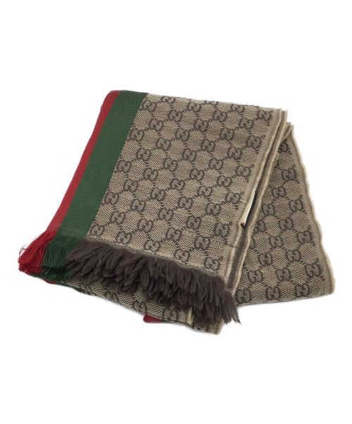 中古・古着通販】GUCCI (グッチ) マフラー ブラウン｜ブランド・古着