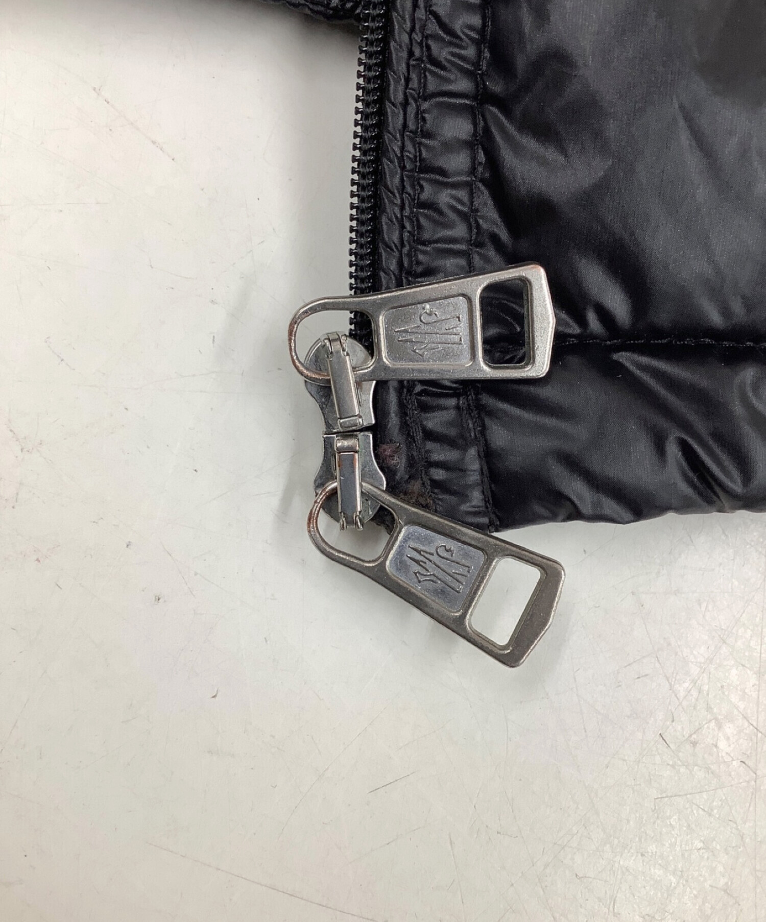 中古・古着通販】MONCLER (モンクレール) ダウンジャケット ブラック サイズ:不明｜ブランド・古着通販 トレファク公式【TREFAC  FASHION】スマホサイト