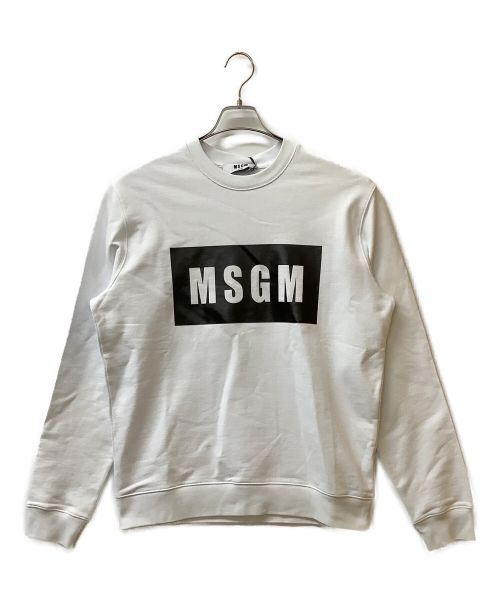 【中古・古着通販】MSGM (エムエスジーエム) ロゴスウェット ...