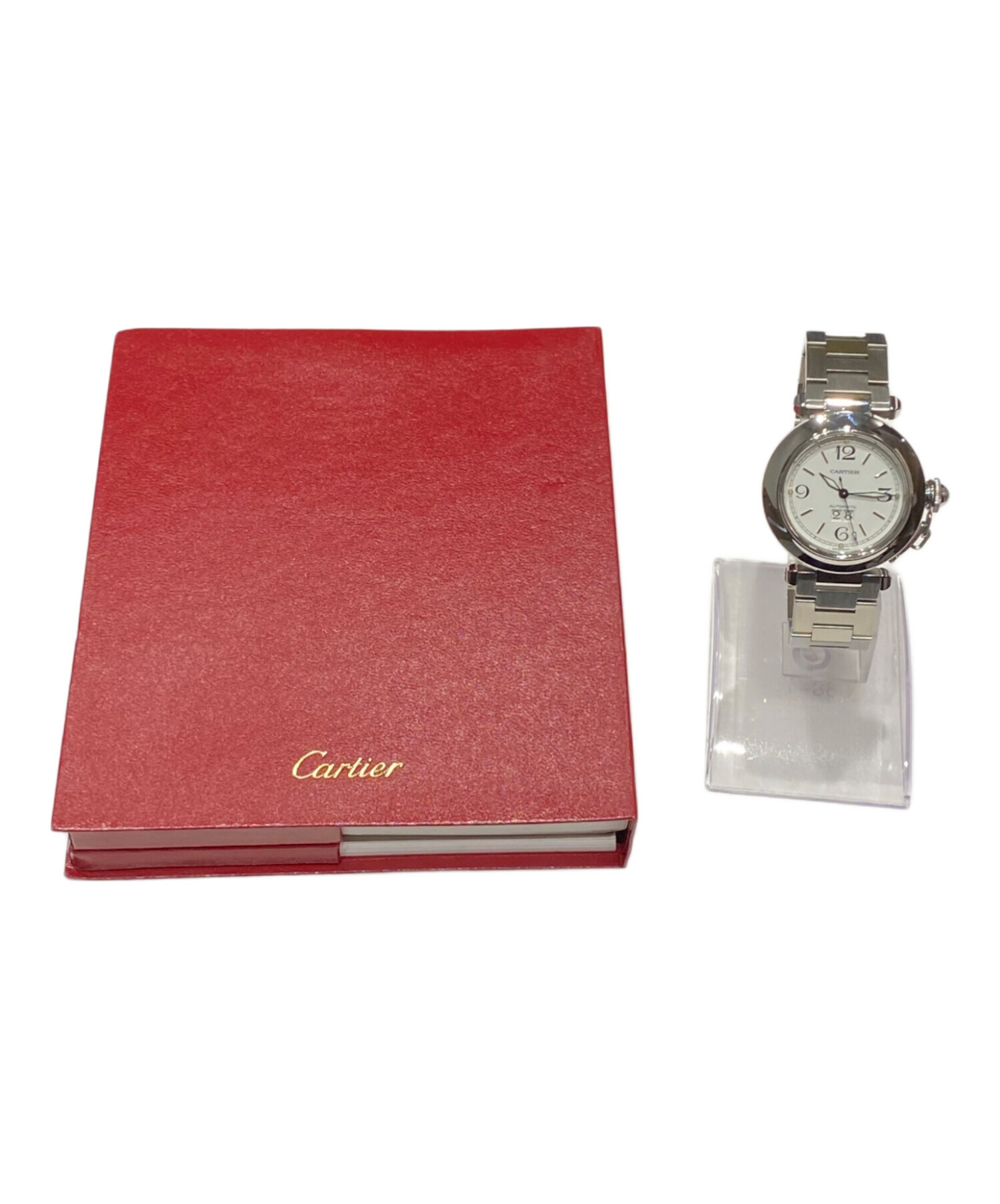 中古・古着通販】Cartier (カルティエ) パシャCビッグデイト 白文字盤 サイズ:35｜ブランド・古着通販 トレファク公式【TREFAC  FASHION】スマホサイト