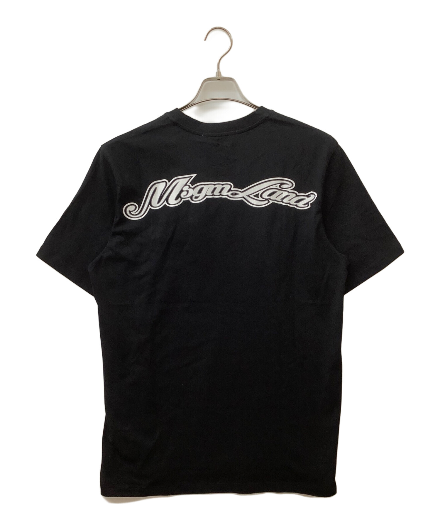 中古・古着通販】MSGM (エムエスジーエム) ロゴプリントTシャツ ブラック サイズ:M｜ブランド・古着通販 トレファク公式【TREFAC  FASHION】スマホサイト