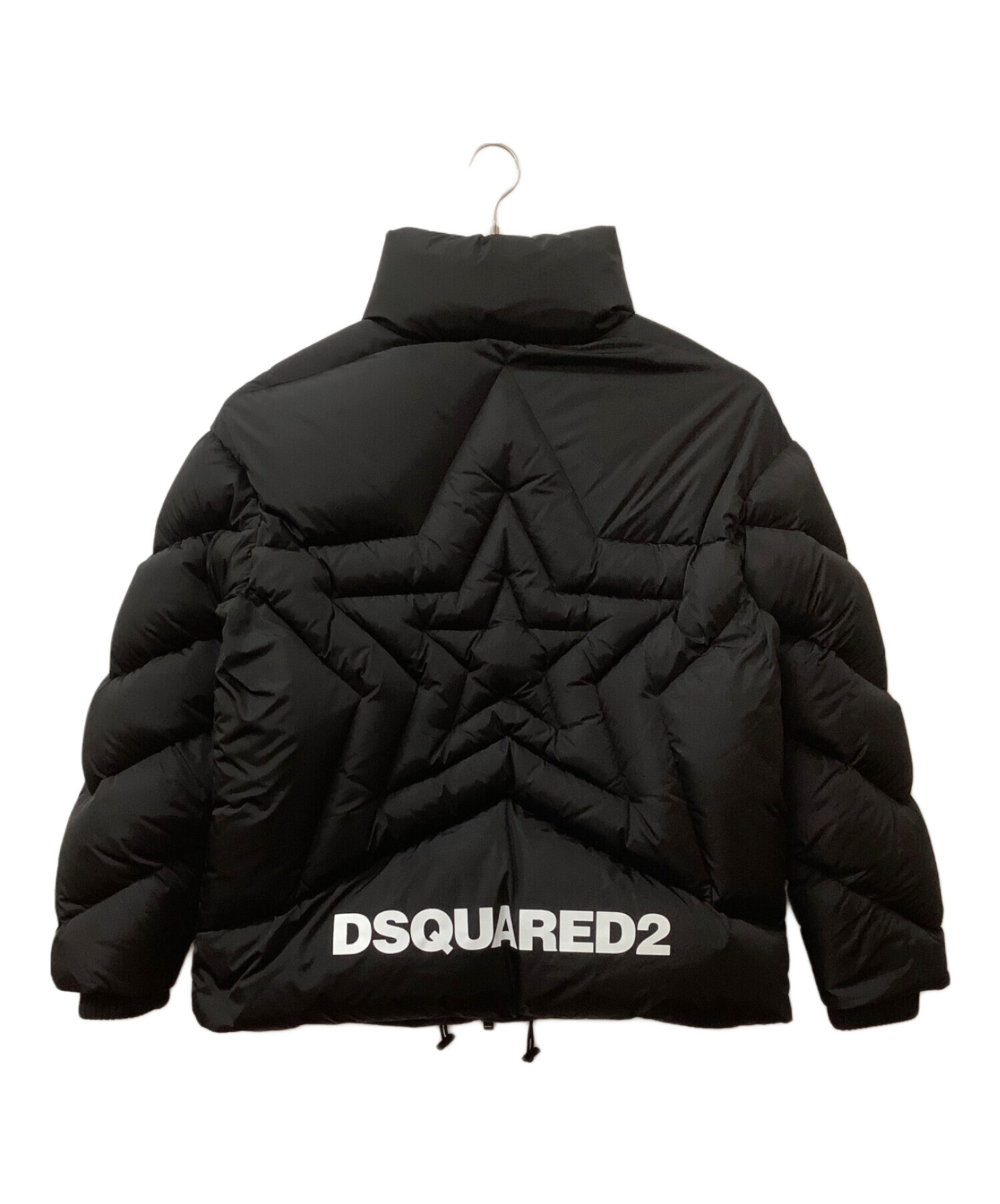 中古・古着通販】DSQUARED2 (ディースクエアード) PUFFY STAR KABAN ロゴダウンブルゾン ブラック サイズ:L｜ブランド・古着通販  トレファク公式【TREFAC FASHION】スマホサイト