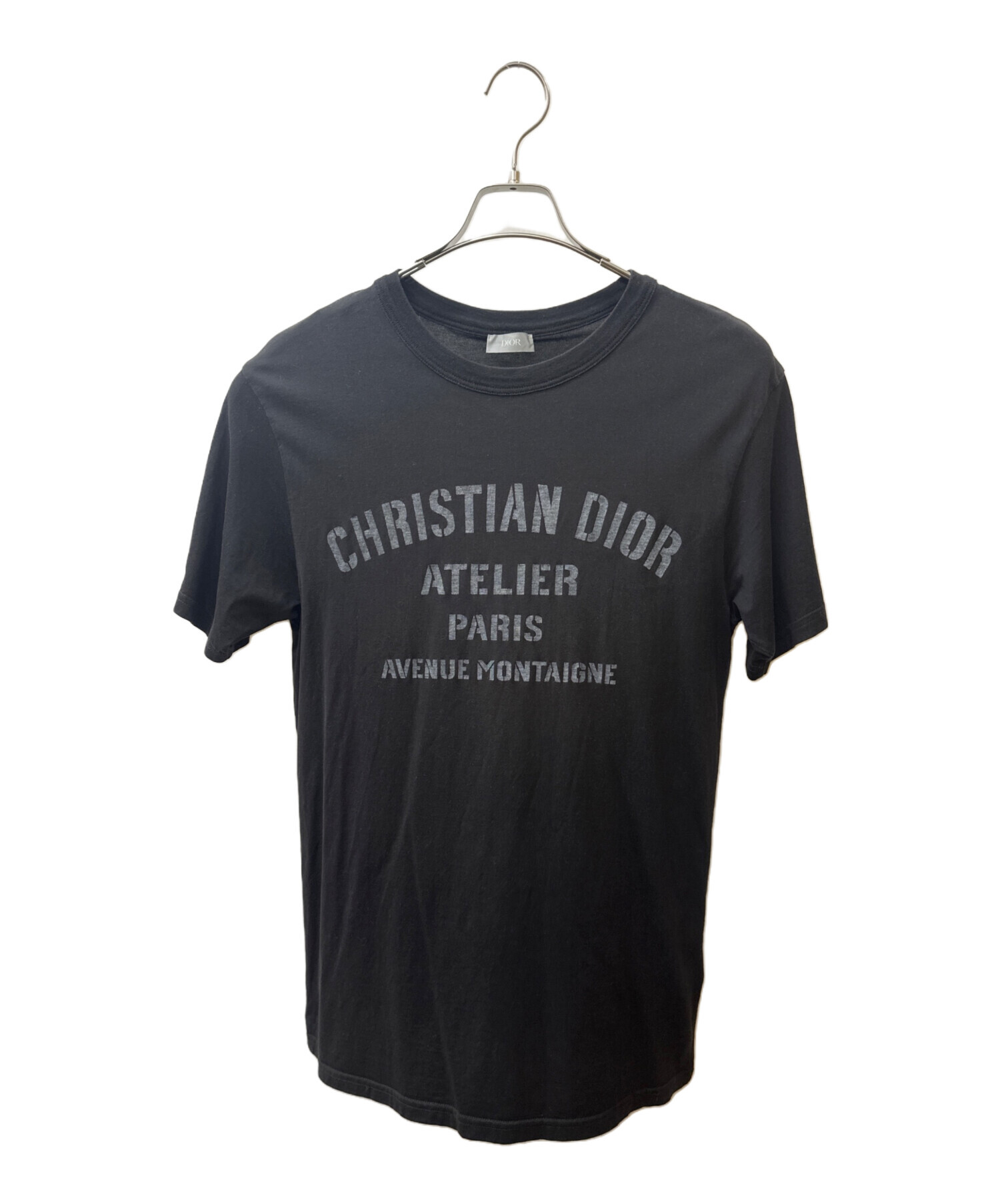 中古・古着通販】Dior (ディオール) アトリエロゴプリントｔシャツ ブラック サイズ:S｜ブランド・古着通販 トレファク公式【TREFAC  FASHION】スマホサイト