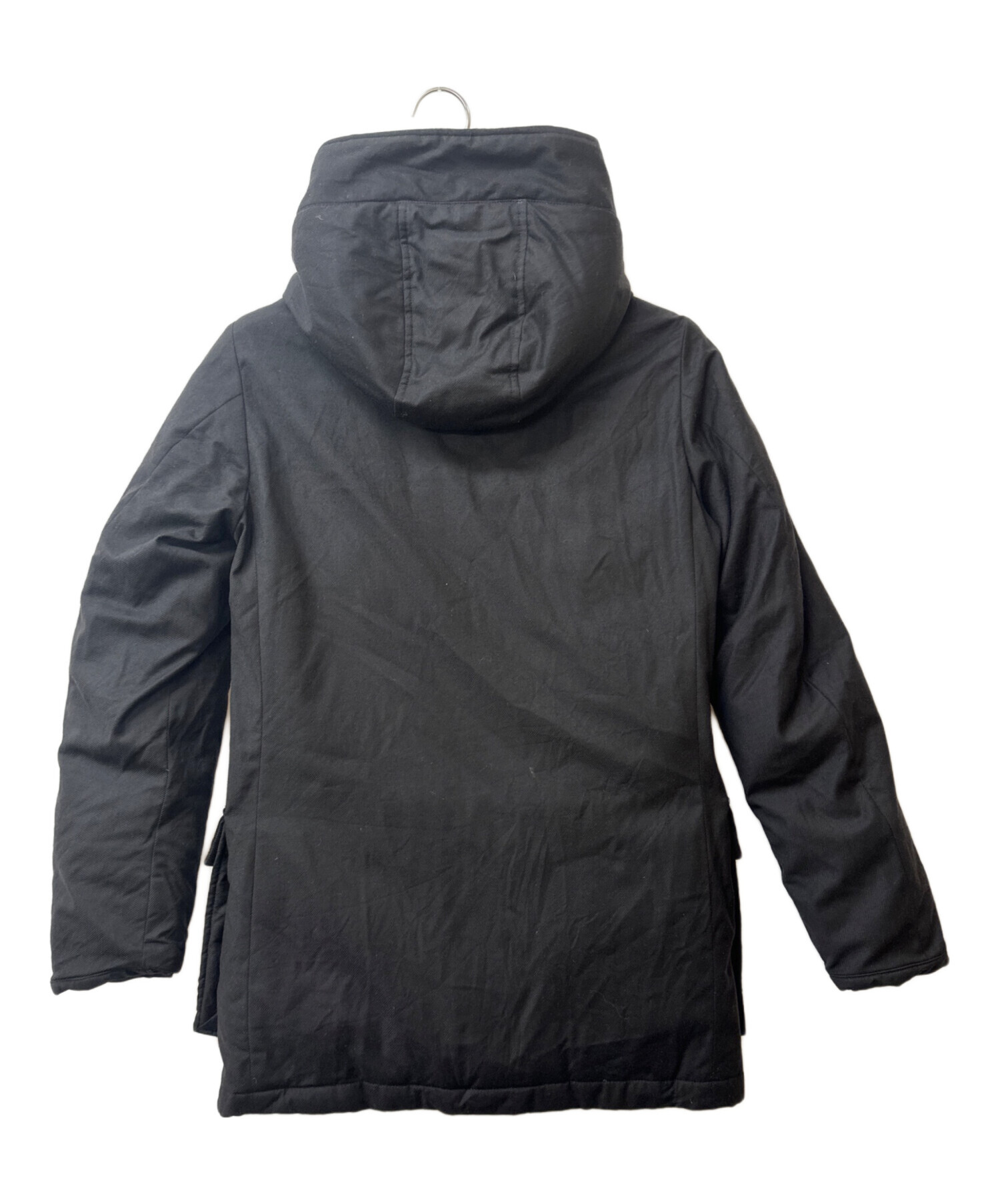 WOOLRICH (ウールリッチ) シルク混ウールダウンジャケット ブラック サイズ:USA XXS、EU XS