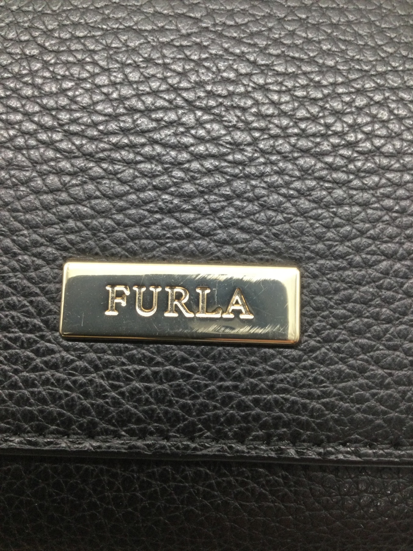 中古・古着通販】FURLA (フルラ) 3つ折り財布 ブラック｜ブランド