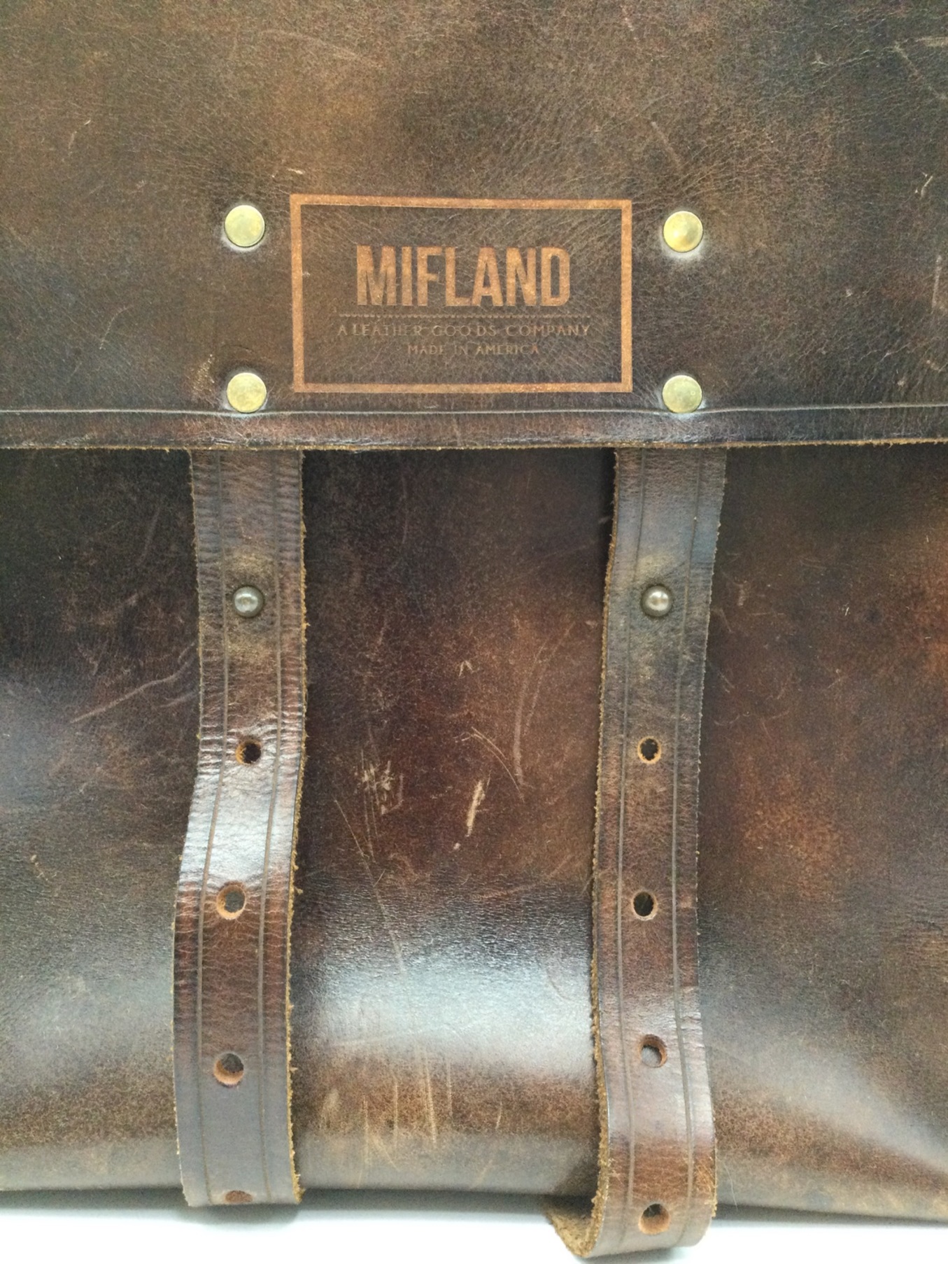 MIFLAND (ミフランド) ハンドメイドレザーデイパック ブラウン