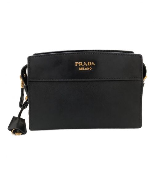 【中古・古着通販】PRADA (プラダ) ショルダーバッグ ネイビー