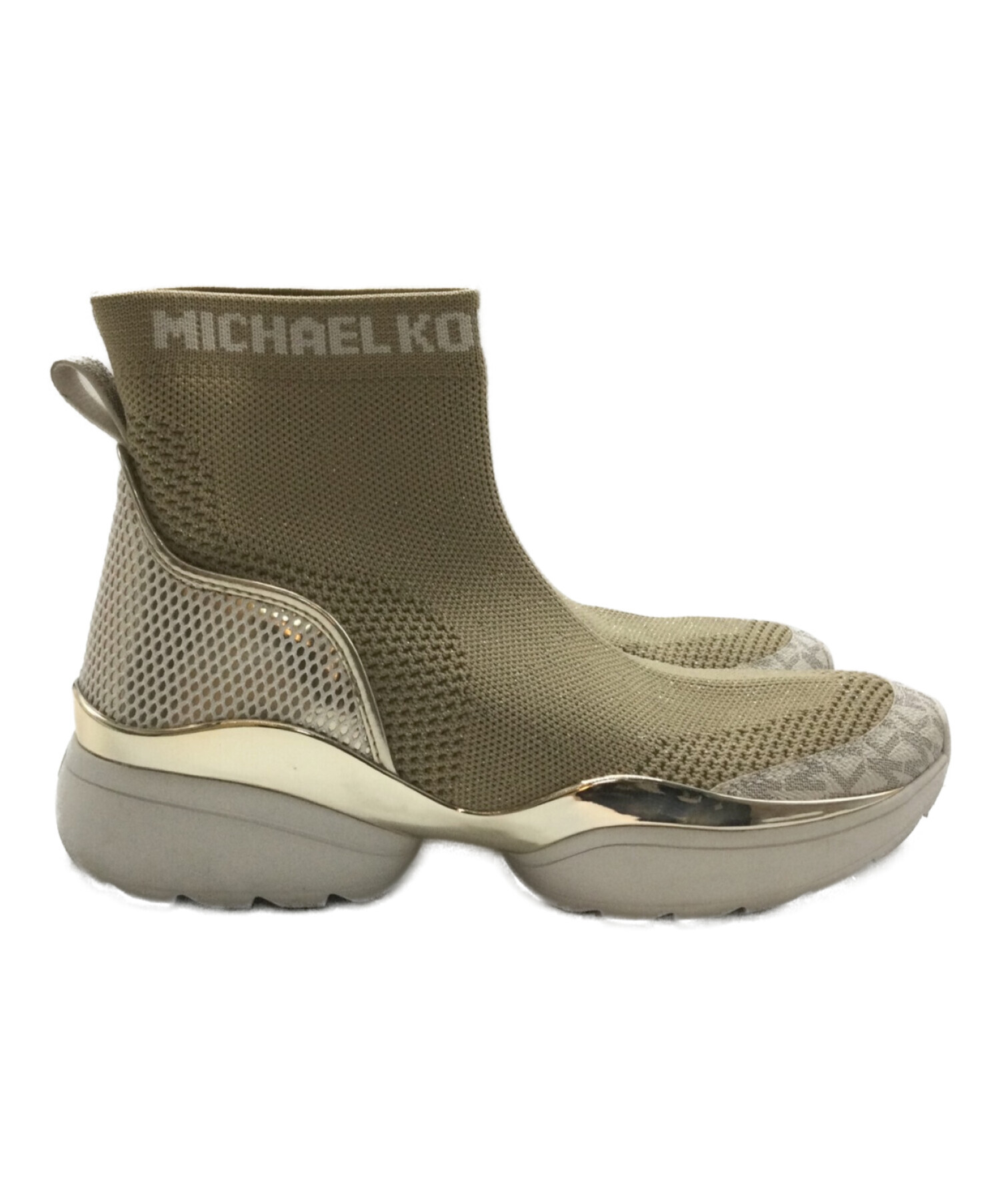 中古・古着通販】MICHAEL KORS (マイケルコース) ハイカットスニーカー ベージュ サイズ:7.5｜ブランド・古着通販  トレファク公式【TREFAC FASHION】スマホサイト