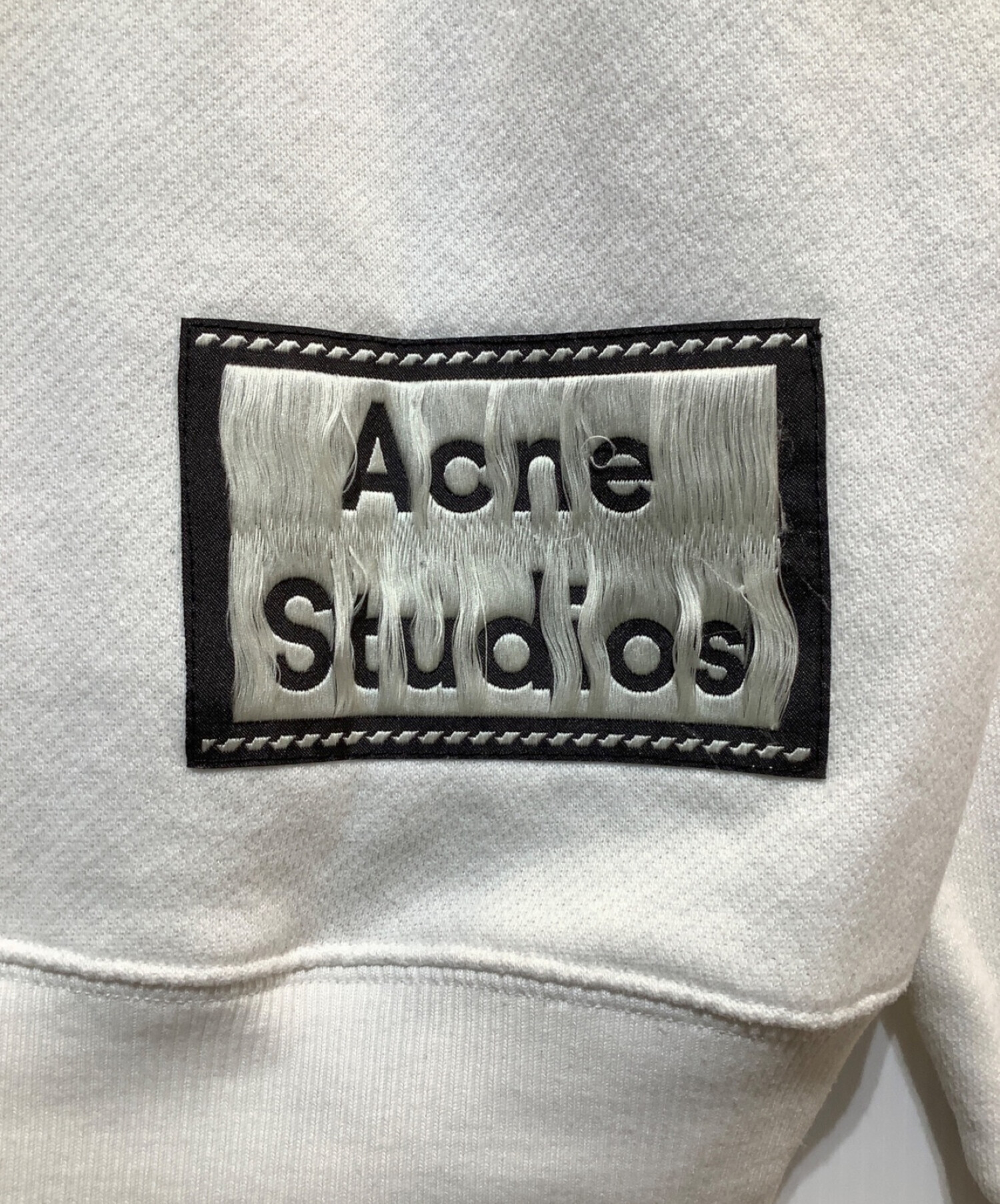 Acne studios (アクネストゥディオス) スウェット ホワイト サイズ:S