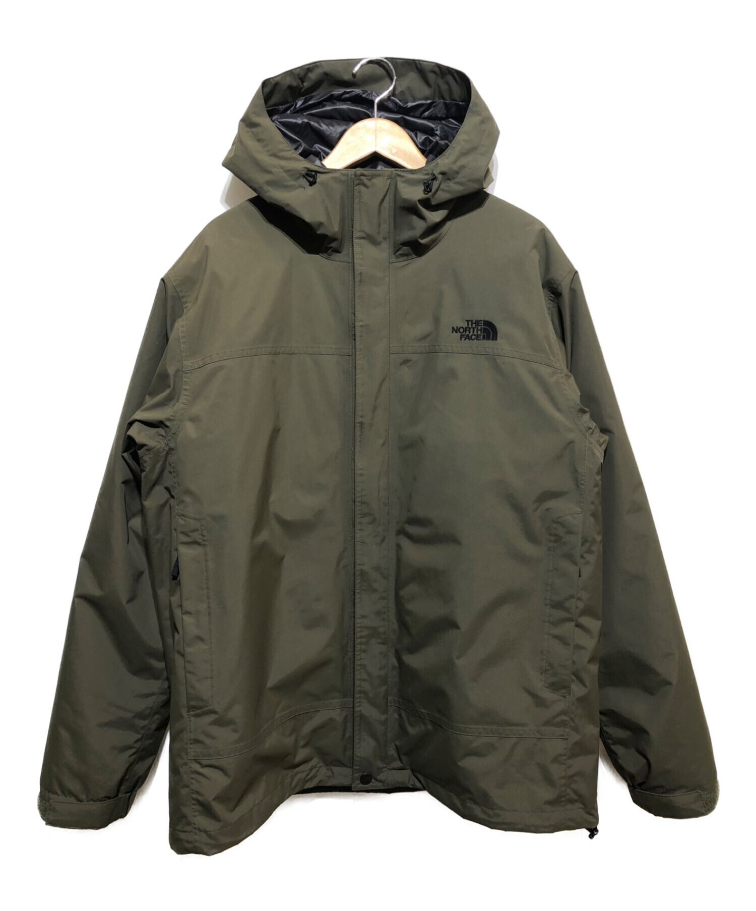 THE NORTH FACE (ザ ノース フェイス) カシウストリクライメイトジャケット グリーン サイズ:XL