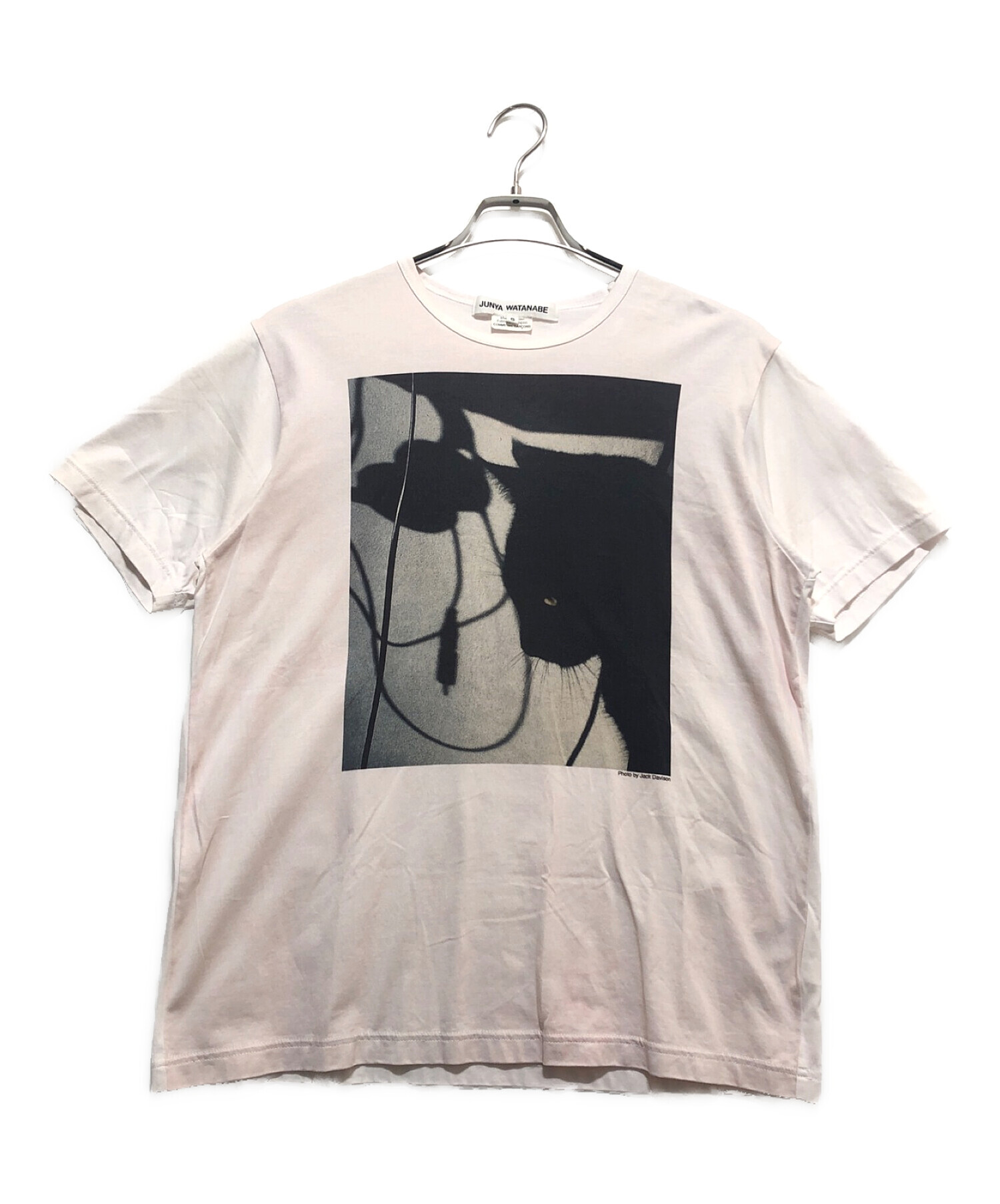 中古・古着通販】JUNYA WATANABE COMME des GARCONS ((ジュンヤワタナベ コムデギャルソン) 半袖Tシャツ  ピンク×ブラック サイズ:S｜ブランド・古着通販 トレファク公式【TREFAC FASHION】スマホサイト