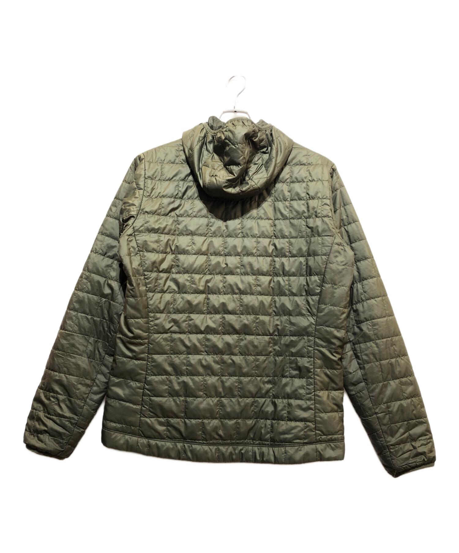 中古・古着通販】Patagonia (パタゴニア) ナノパフ・フィッツロイトラウトフーディ カーキ サイズ:Ｍ｜ブランド・古着通販  トレファク公式【TREFAC FASHION】スマホサイト