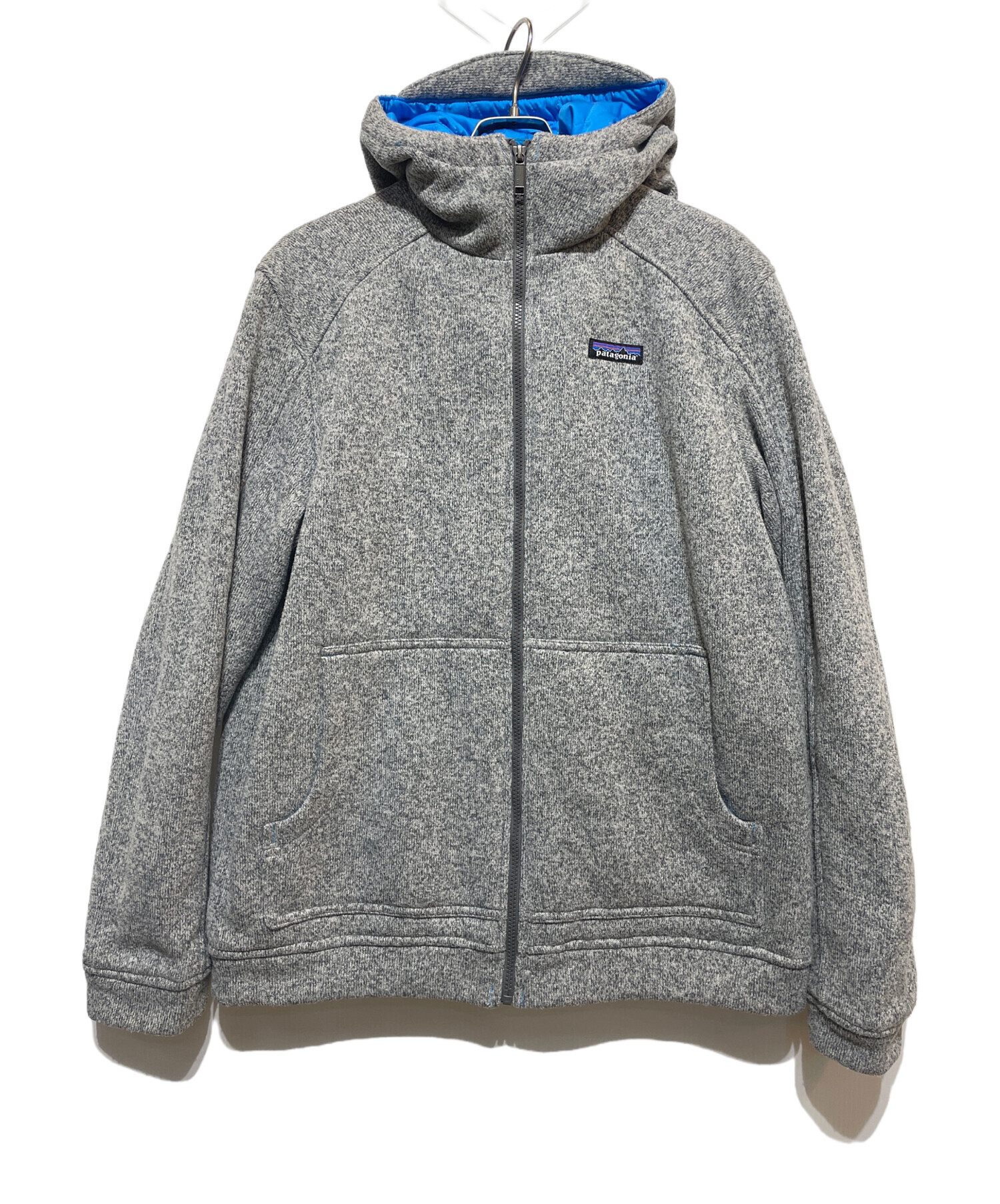 中古・古着通販】Patagonia (パタゴニア) インサレーテッドベターセーターフーディ グレー×ブルー サイズ:L｜ブランド・古着通販  トレファク公式【TREFAC FASHION】スマホサイト