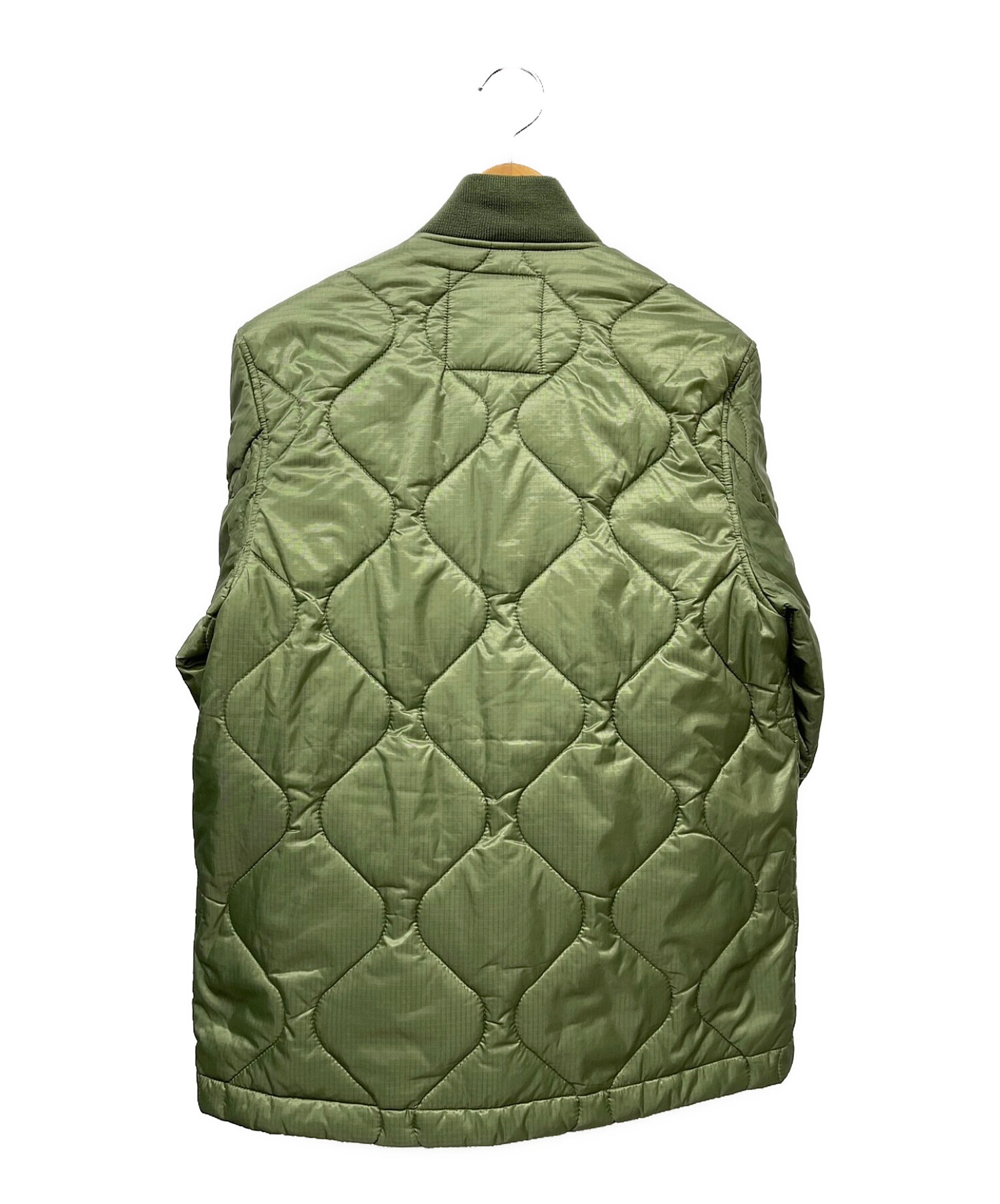 ALPHA INDUSTRIES (アルファインダストリーズ) キルティングジャケット オリーブ サイズ:MEDIUM 未使用品