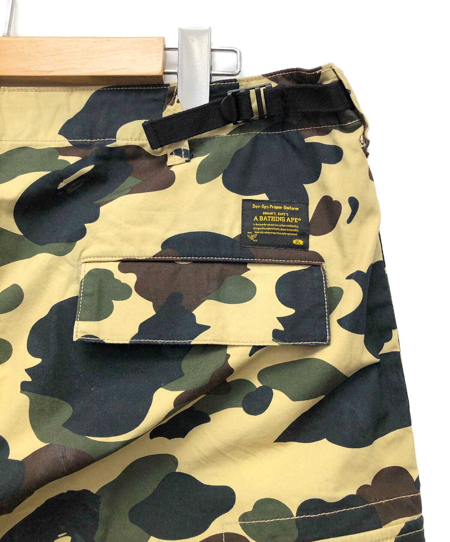 A BATHING APE カモフラ カーゴハーフパンツ-