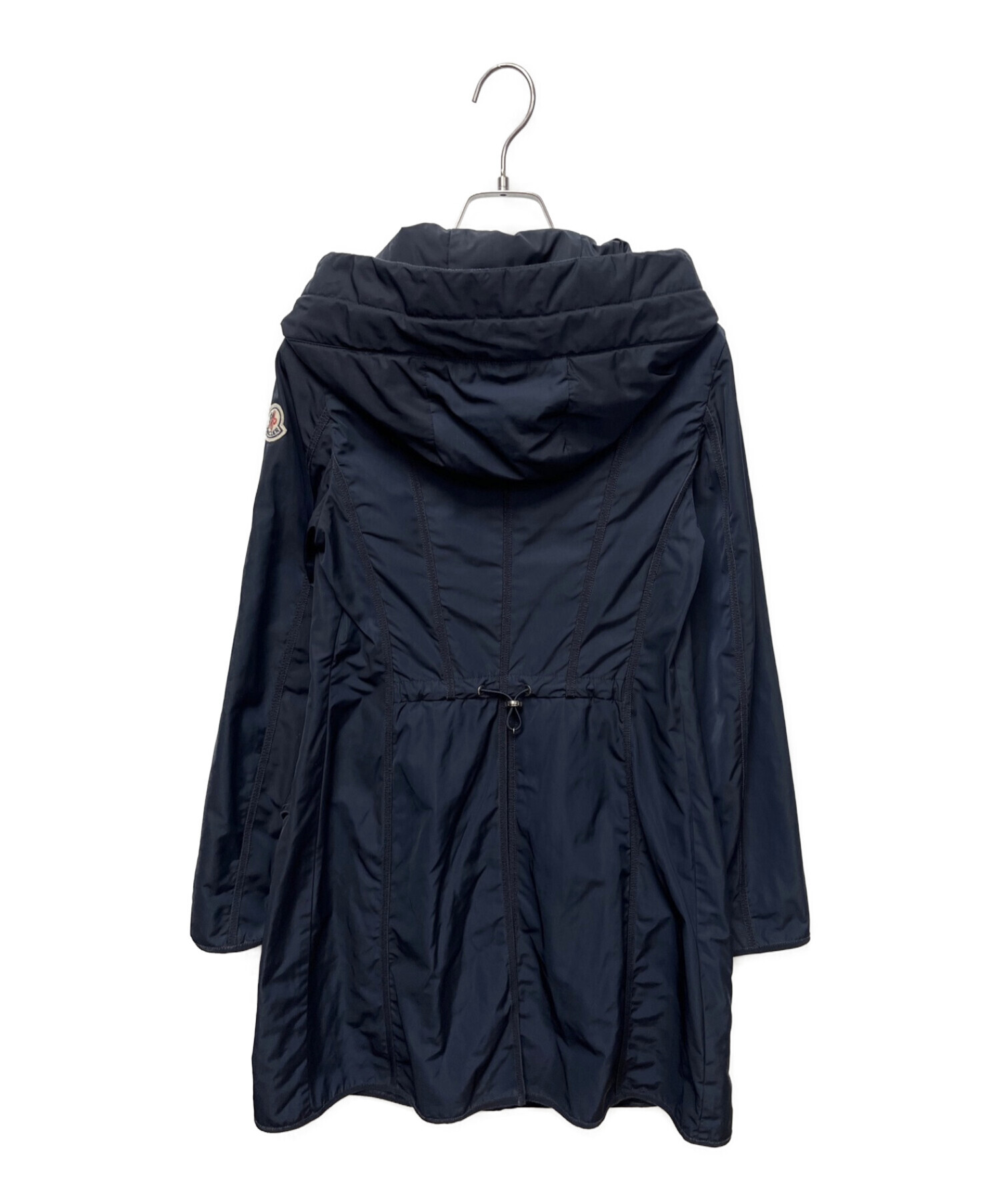 中古・古着通販】MONCLER (モンクレール) フーデッドコート ネイビー