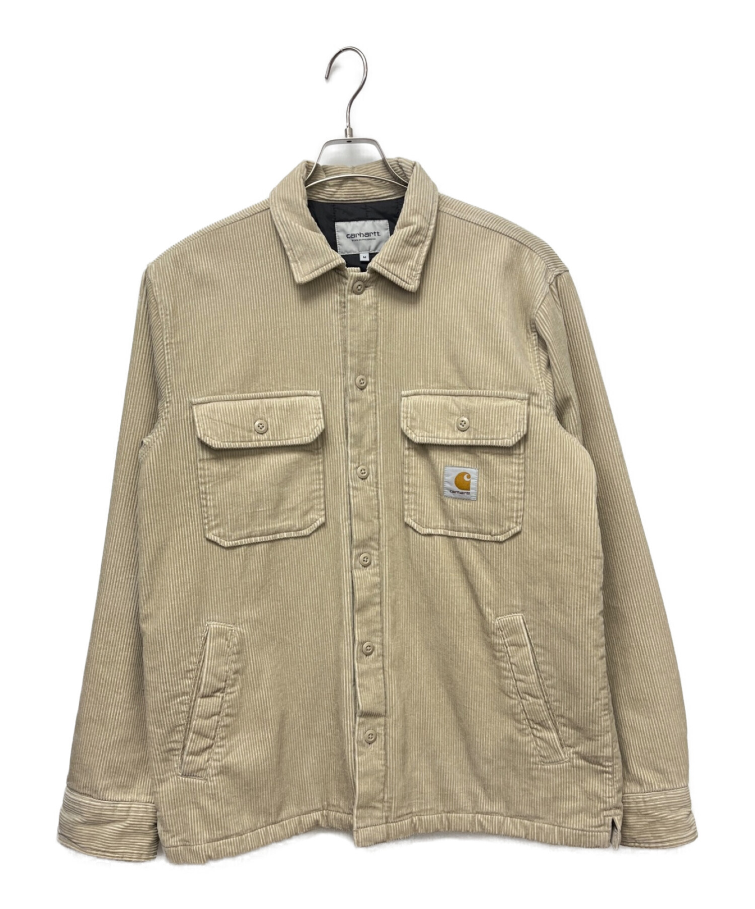 CARHARTT WIP (カーハートダブリューアイピー) ウィットサムシャツジャケット ベージュ サイズ:M