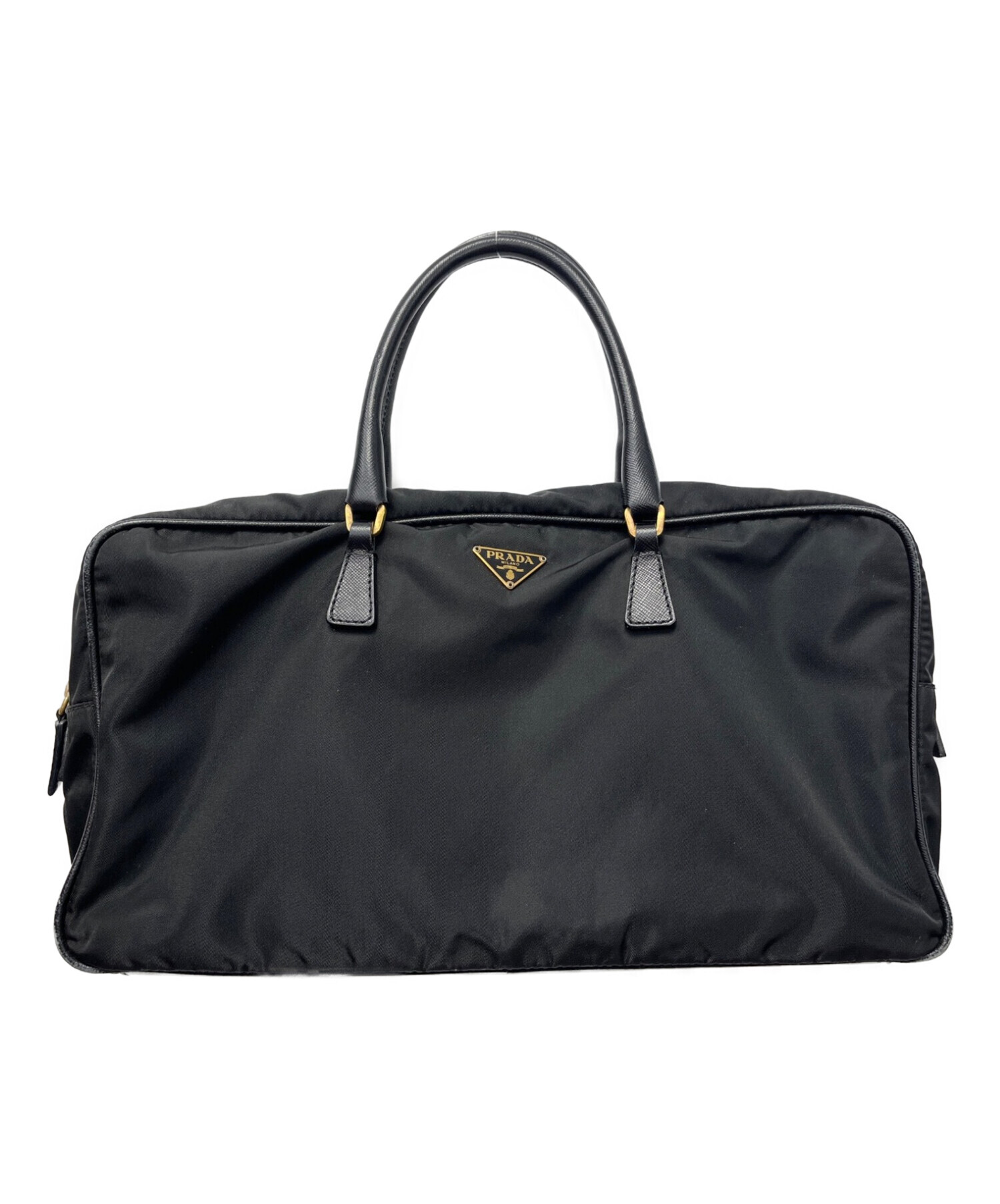 中古・古着通販】PRADA (プラダ) ミニボストンバッグ ブラック