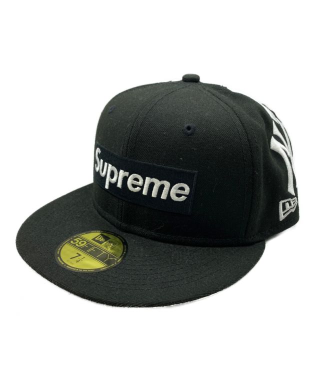 中古・古着通販】New Era (ニューエラ) SUPREME (シュプリーム) New York Yankees Box Logo New Era  Cap ブラック サイズ:7 1/4｜ブランド・古着通販 トレファク公式【TREFAC FASHION】スマホサイト