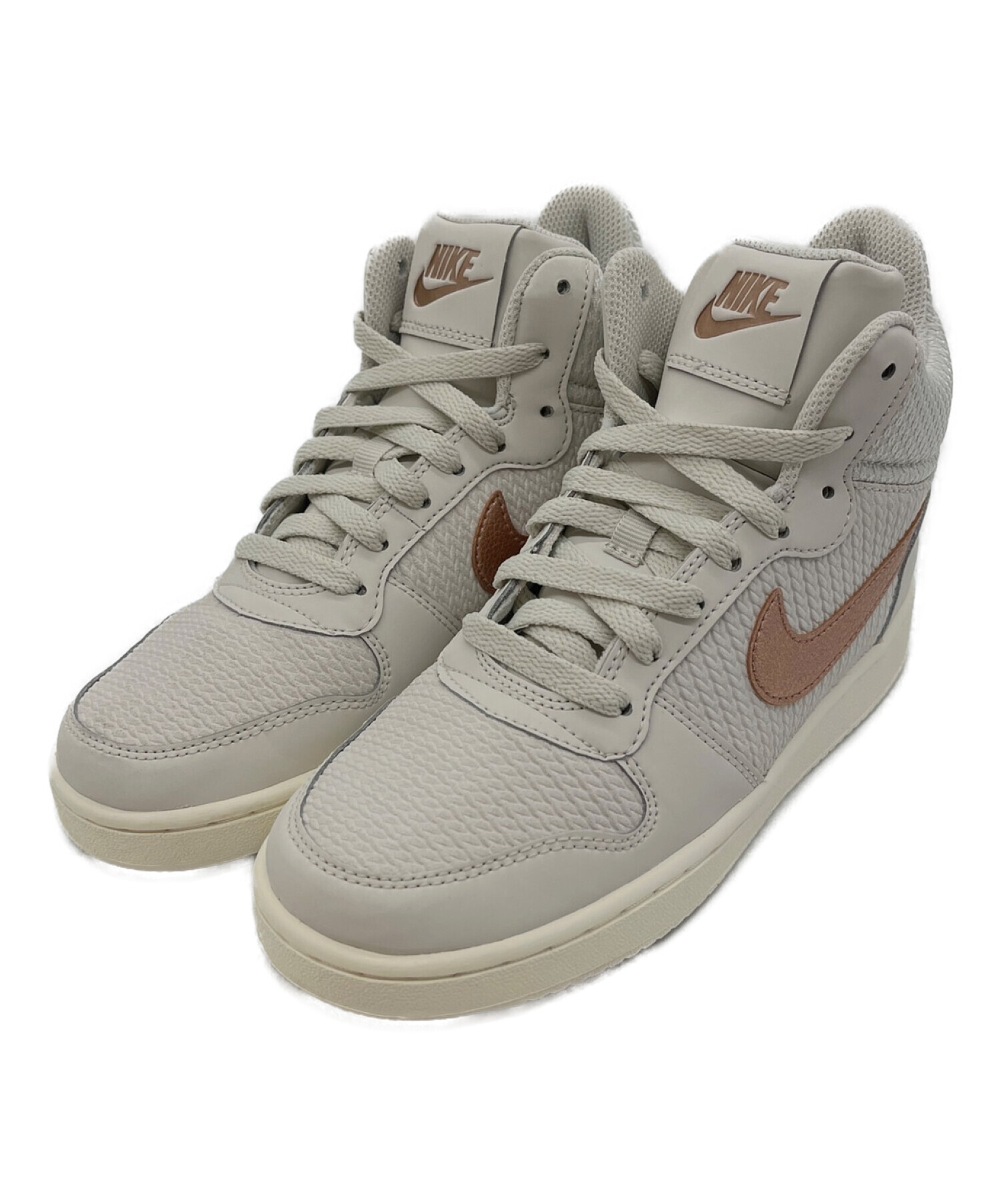 中古・古着通販】NIKE (ナイキ) ハイカットスニーカー ベージュ サイズ:23.0｜ブランド・古着通販 トレファク公式【TREFAC  FASHION】スマホサイト