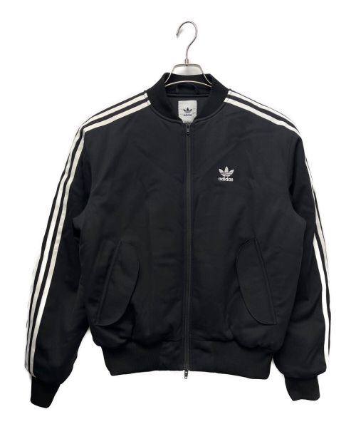 【中古・古着通販】adidas (アディダス) MA-1ジャケット ブラック