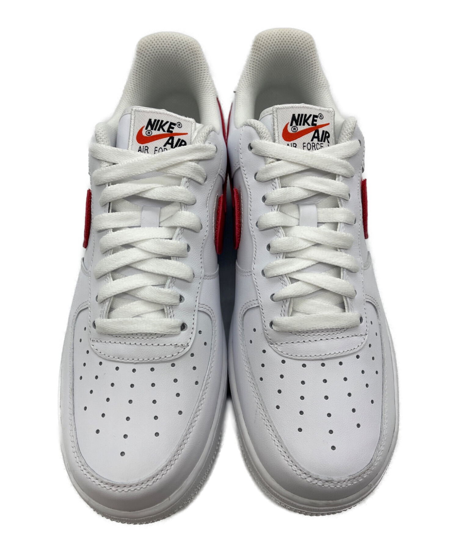 中古・古着通販】NIKE (ナイキ) ローカットスニーカー ホワイト×レッド