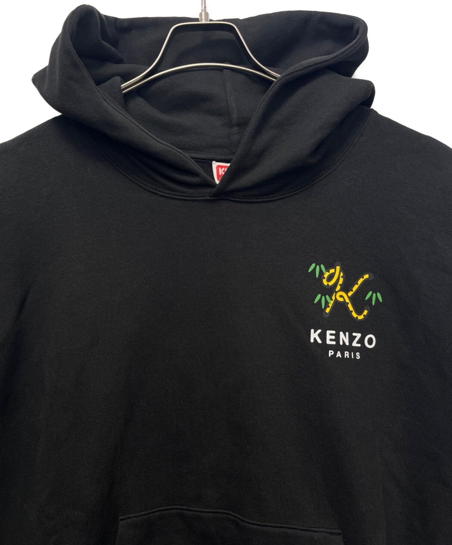 KENZO (ケンゾー) プルオーバーパーカー ブラック サイズ:XL