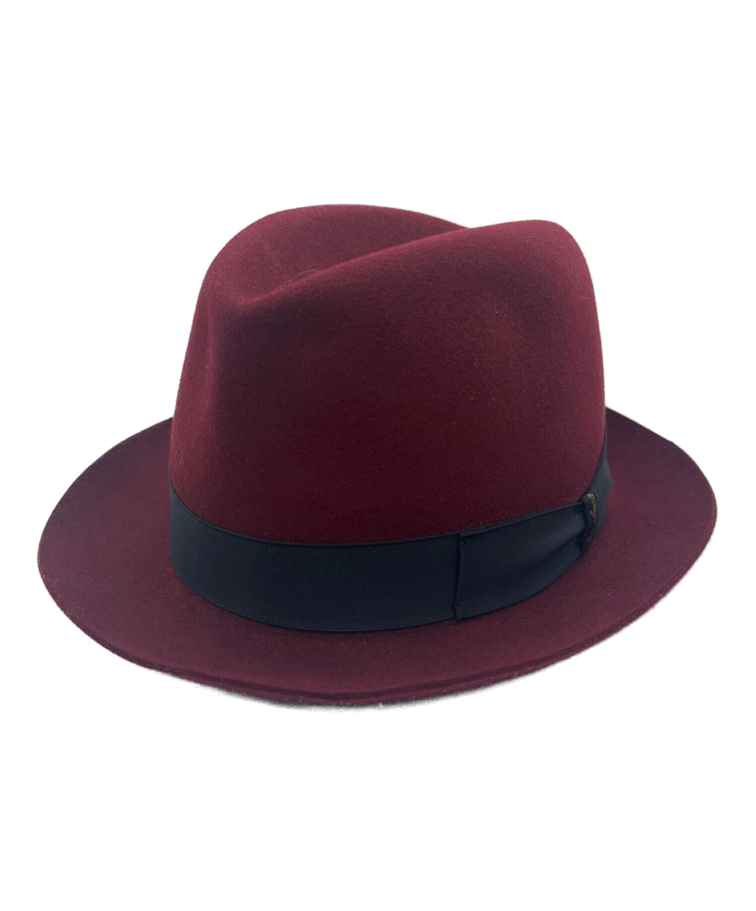 中古・古着通販】BORSALINO (ボルサリーノ) 中折れ帽 ブラウン サイズ