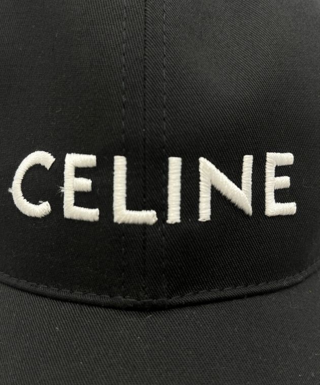 中古・古着通販】CELINE (セリーヌ) ベースボールキャップ ブラック