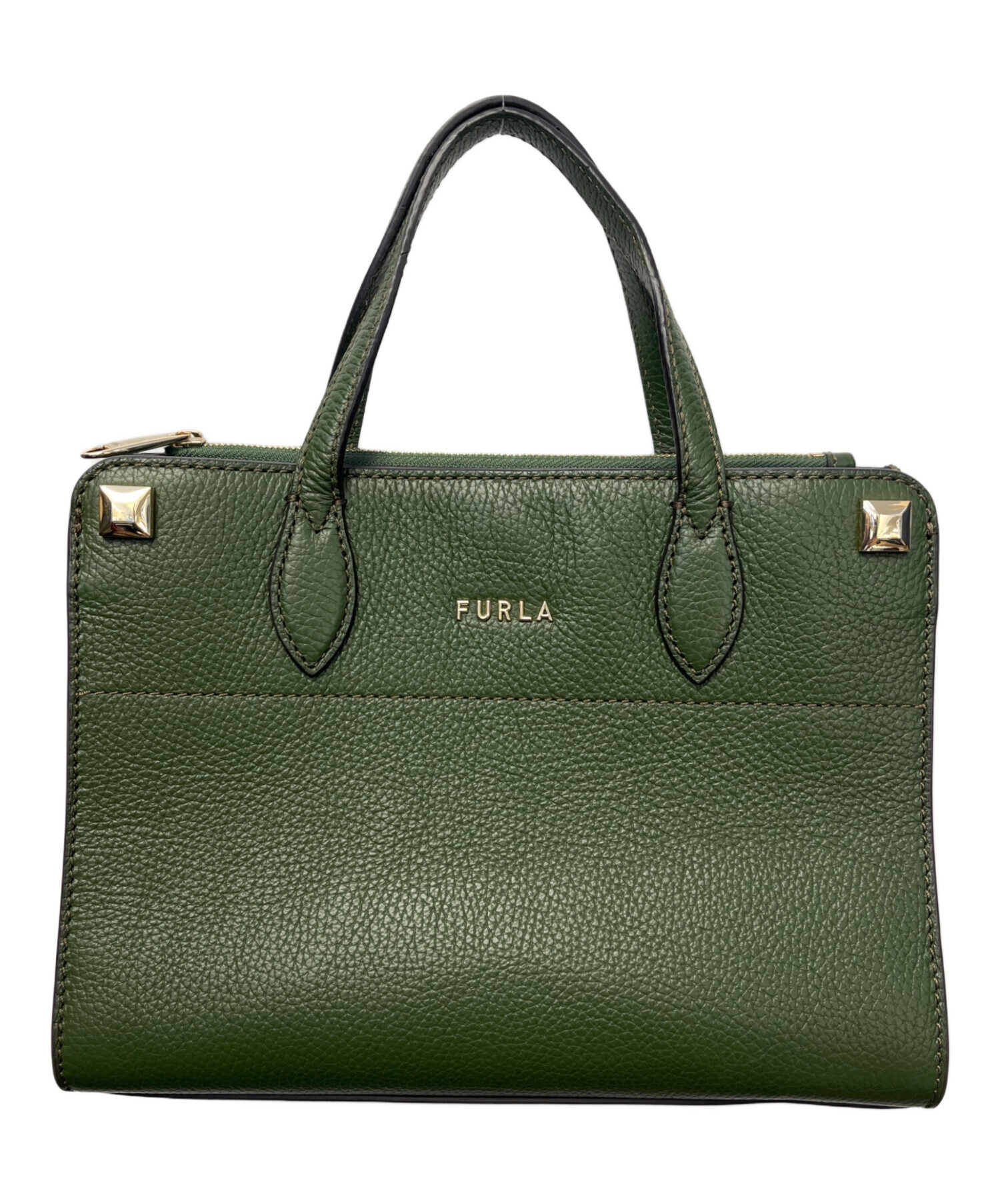 FURLA (フルラ) 2WAYバッグ グリーン