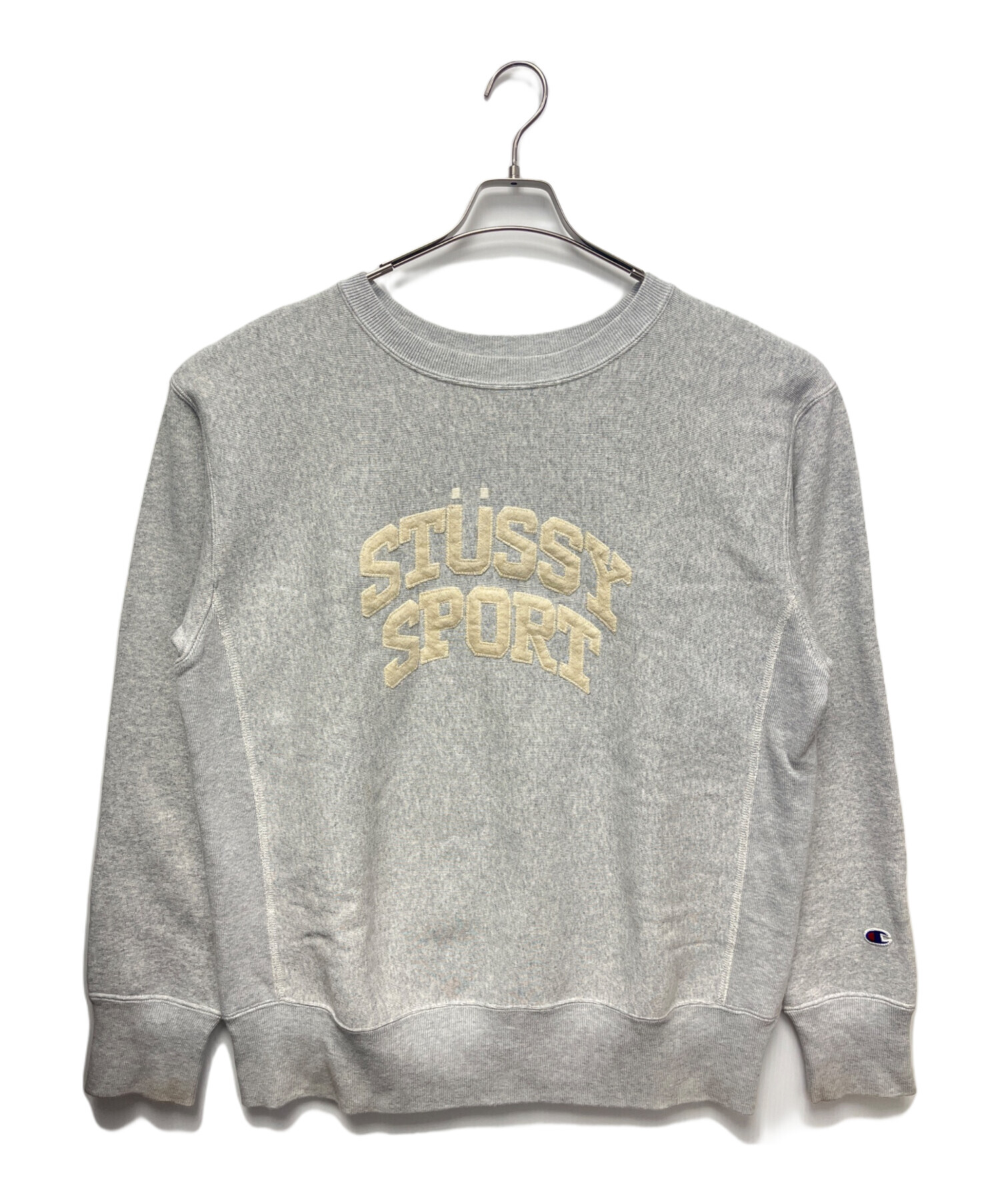 中古・古着通販】Champion×stussy (チャンピオン×ステューシー) スウェット グレー サイズ:X-LARGE｜ブランド・古着通販  トレファク公式【TREFAC FASHION】スマホサイト