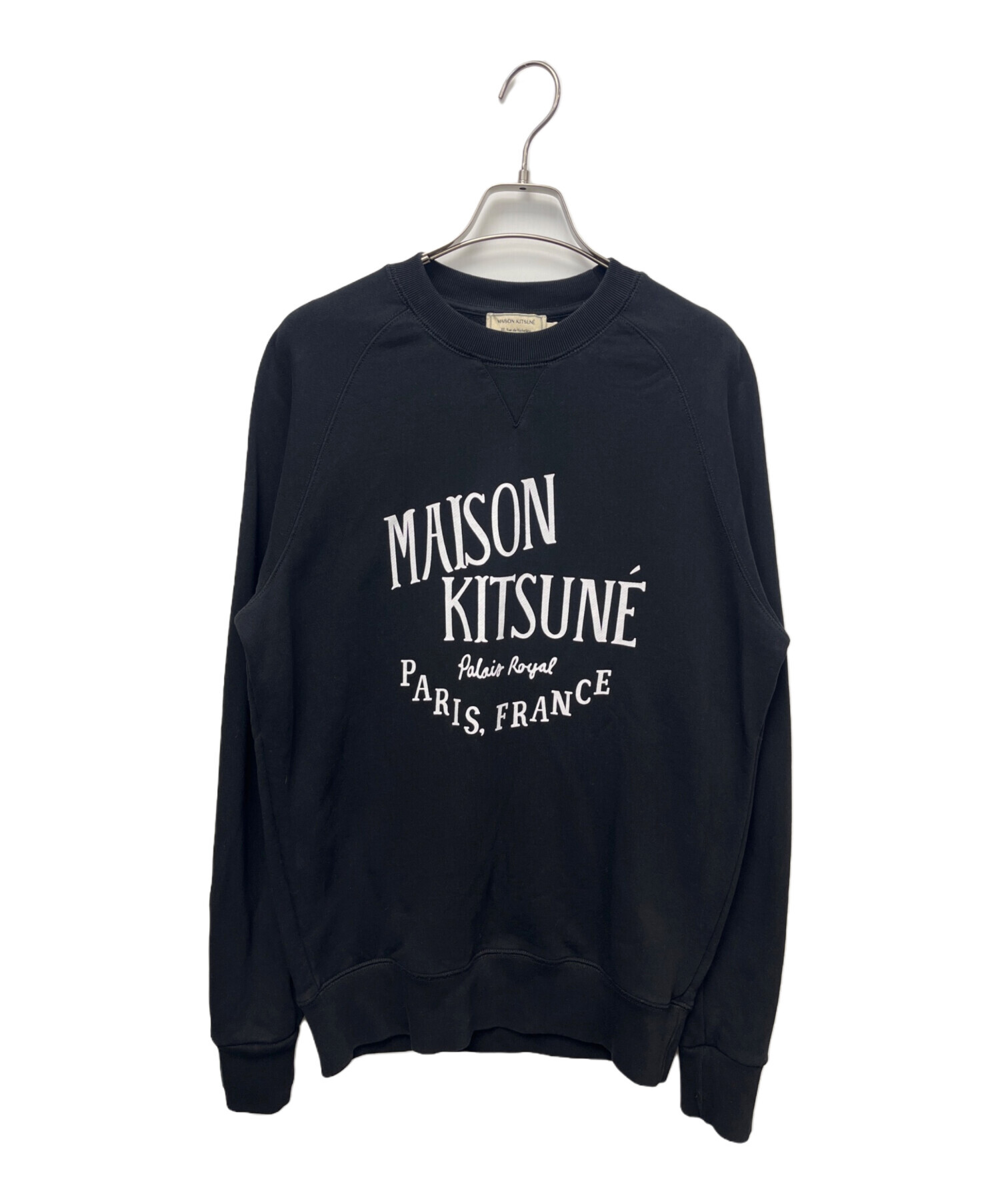 中古・古着通販】MAISON KITSUNE (メゾンキツネ) スウェット ブラック サイズ:S｜ブランド・古着通販 トレファク公式【TREFAC  FASHION】スマホサイト