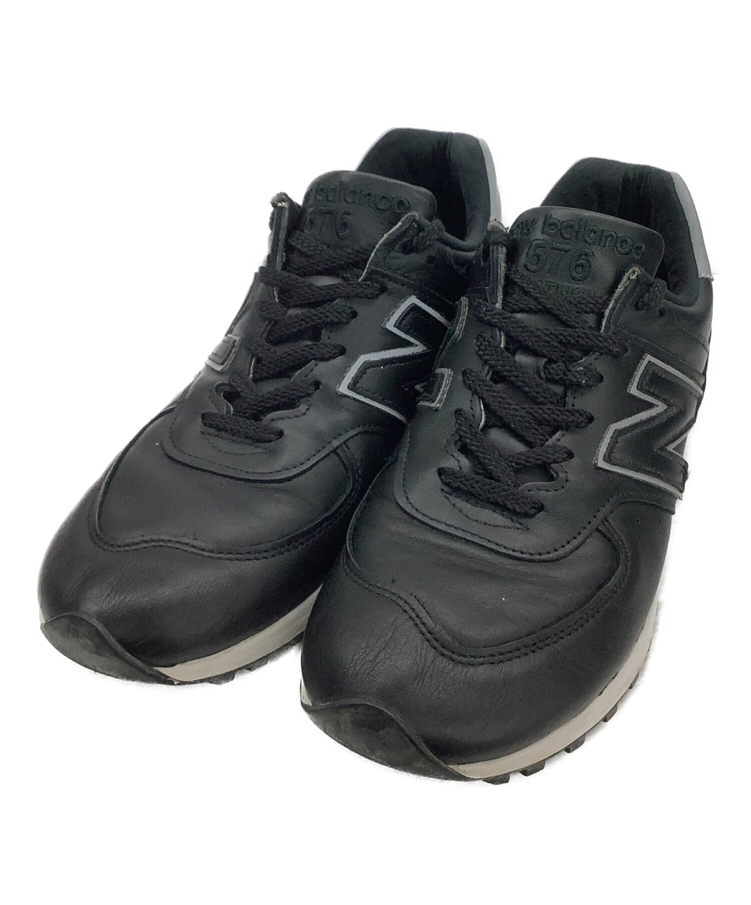 予約】 NEW BALANCE◇ハイカットスニーカー/26.5cm/ブラック/レザー