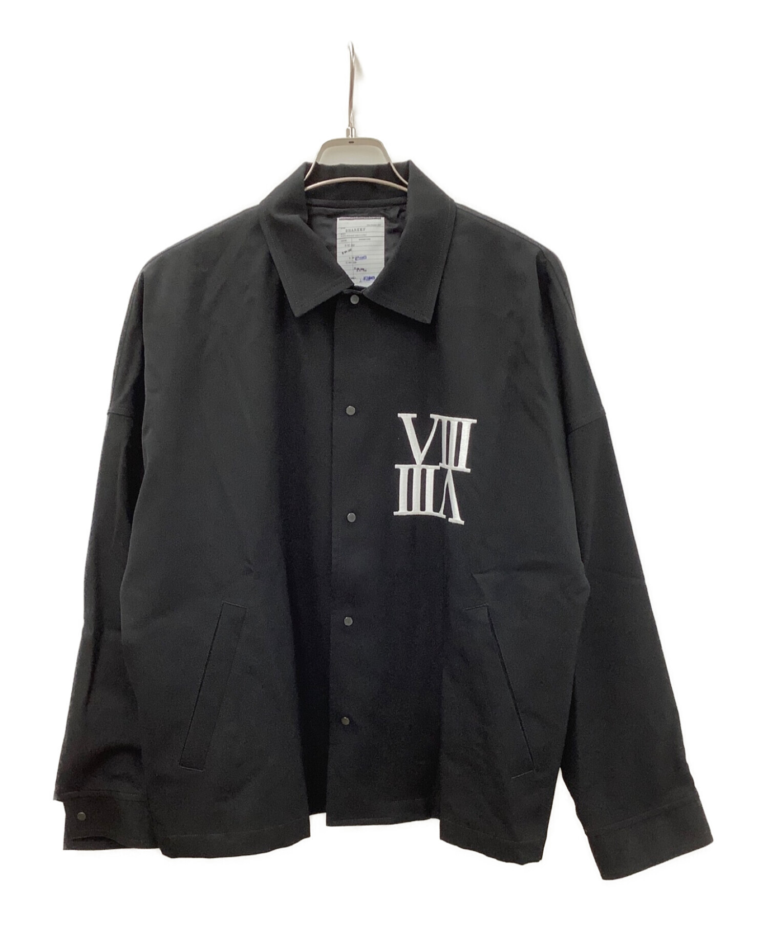SHAREEF (シャリーフ) ドロップショルダーシャツジャケット ブラック サイズ:M