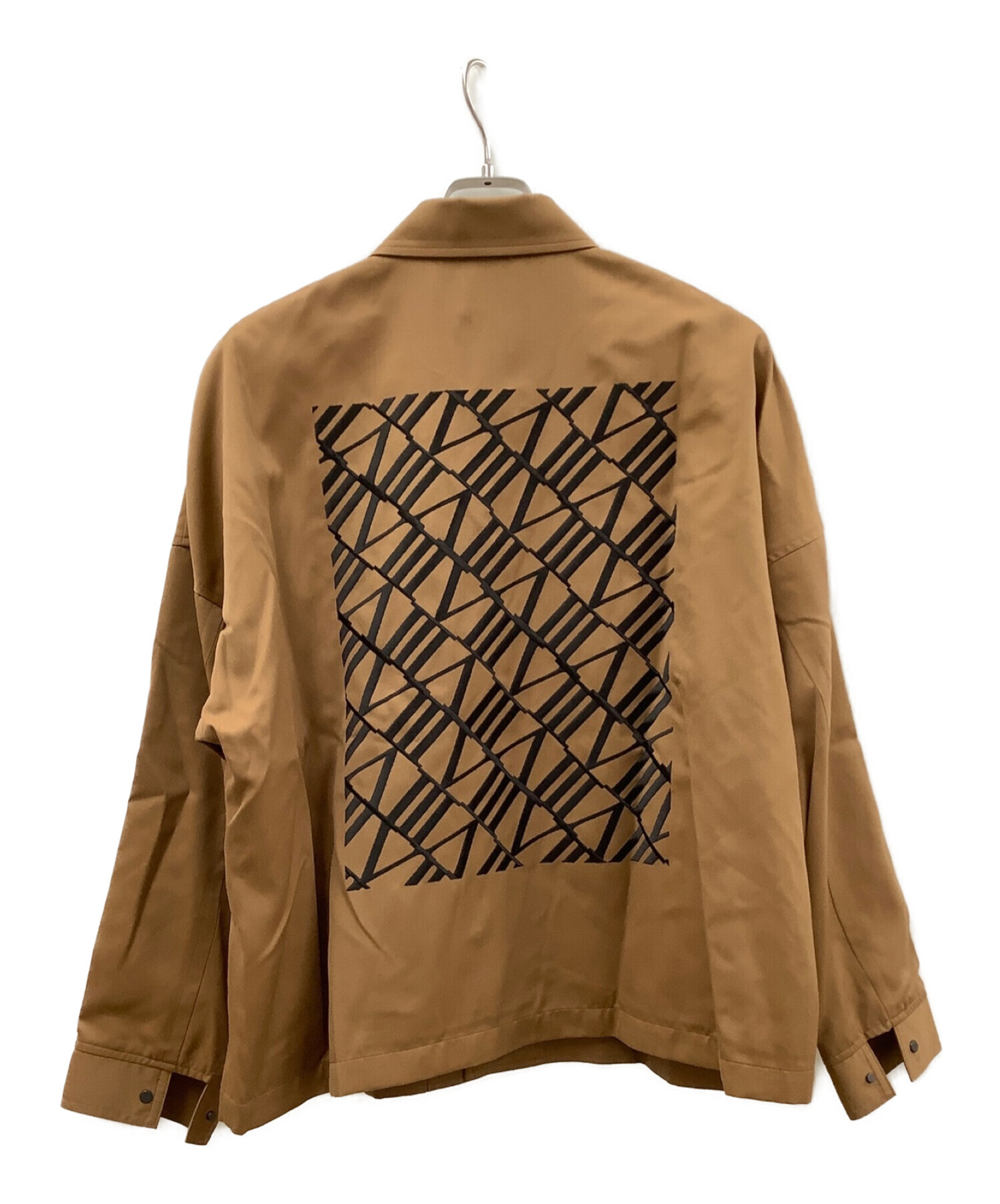 SHAREEF (シャリーフ) ドロップショルダーシャツジャケット ブラウン サイズ:M