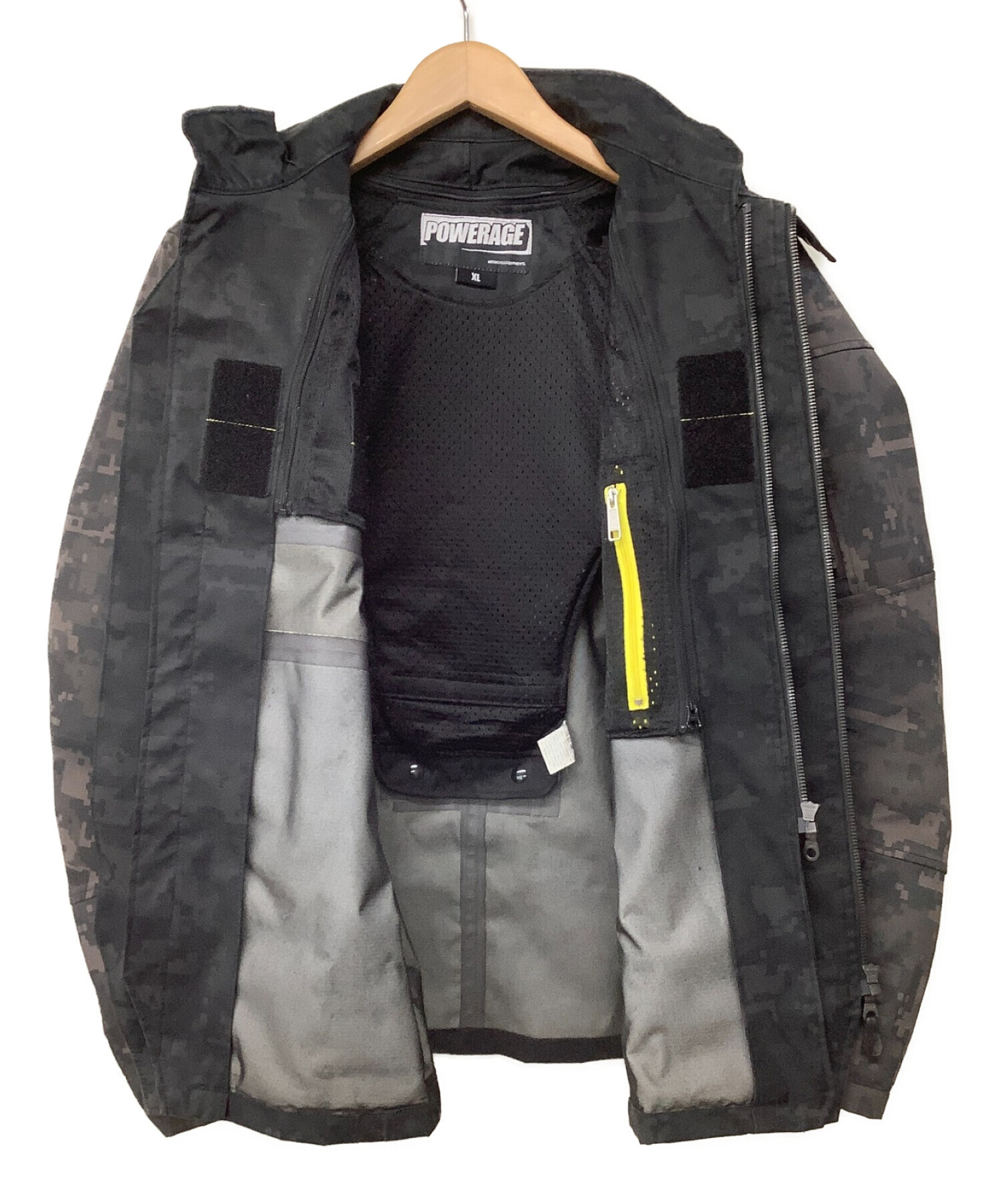 POWERAGE (パワーエイジ) ライダースジャケット ブラック サイズ:XL