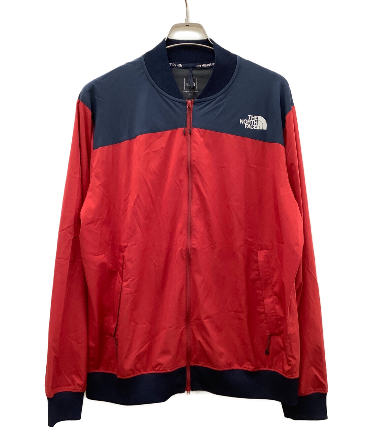 THE NORTH FACE (ザ ノース フェイス) トラックジャケット ネイビー×レッド サイズ:XL